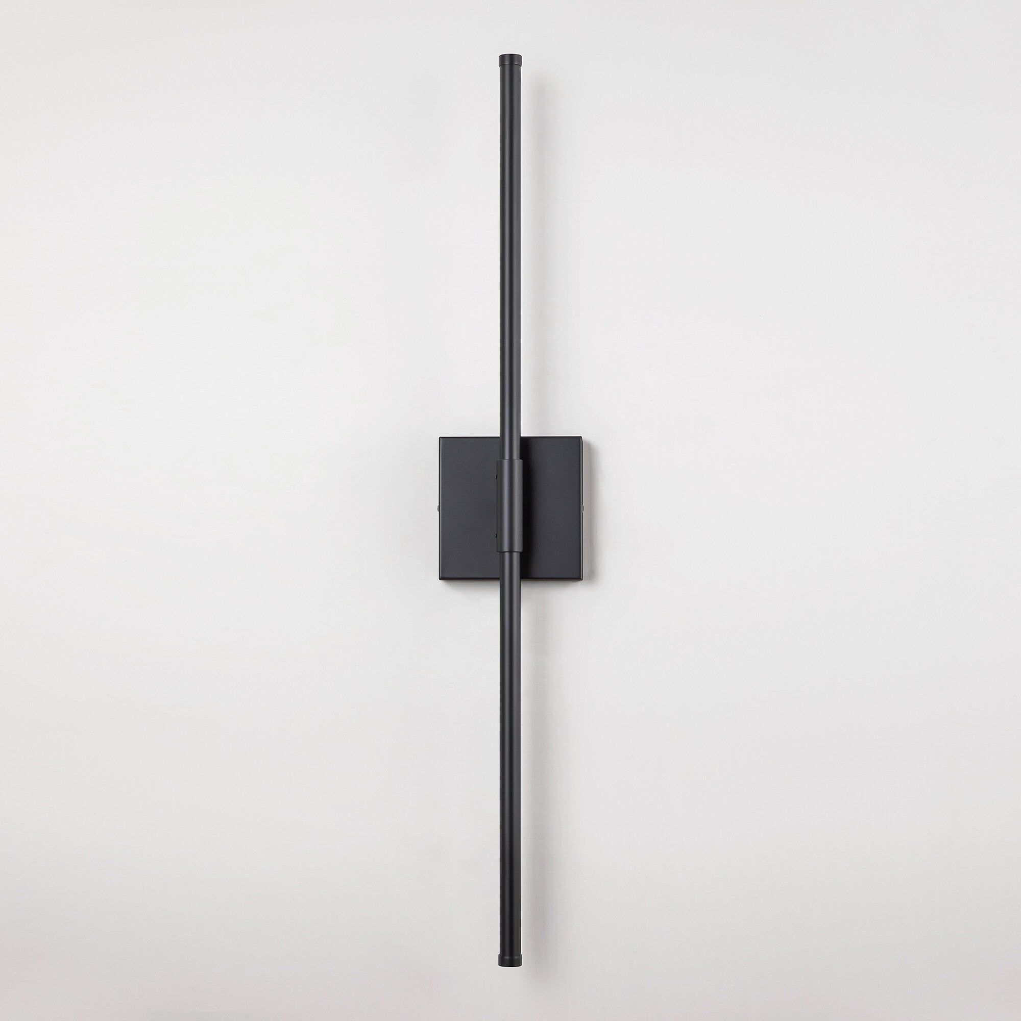 Applique murale linéaire moderne à 1 ampoule, noire/dorée/nickel, à LED, à intensité variable, pour salle de bain