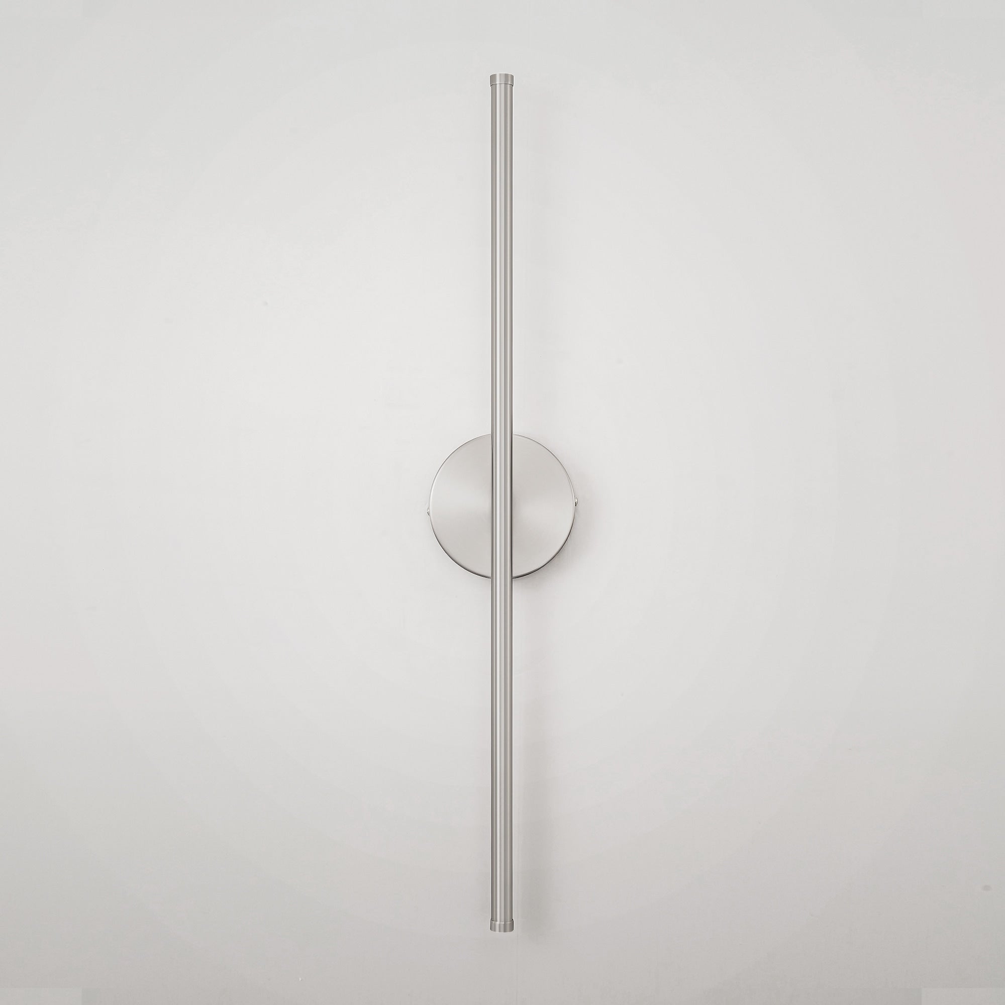 Applique murale linéaire moderne à 1 ampoule, noire/dorée/nickel, à LED, à intensité variable, pour salle de bain