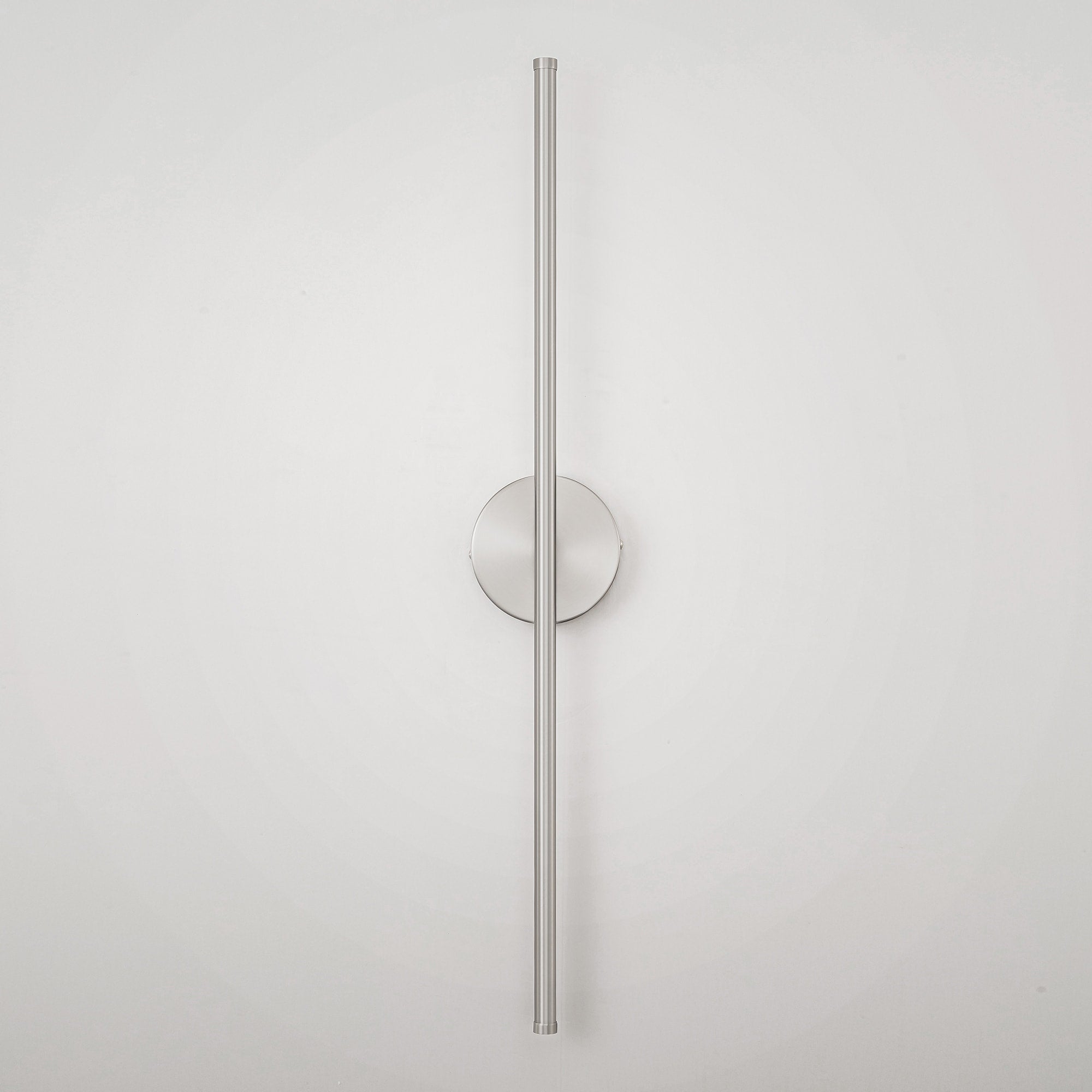 Applique murale linéaire moderne à 1 ampoule, noire/dorée/nickel, à LED, à intensité variable, pour salle de bain