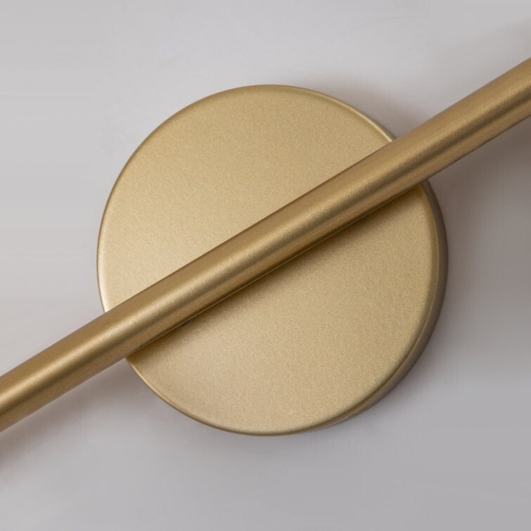 Applique murale de salle de bain à 2/3 lumières avec abat-jour en verre