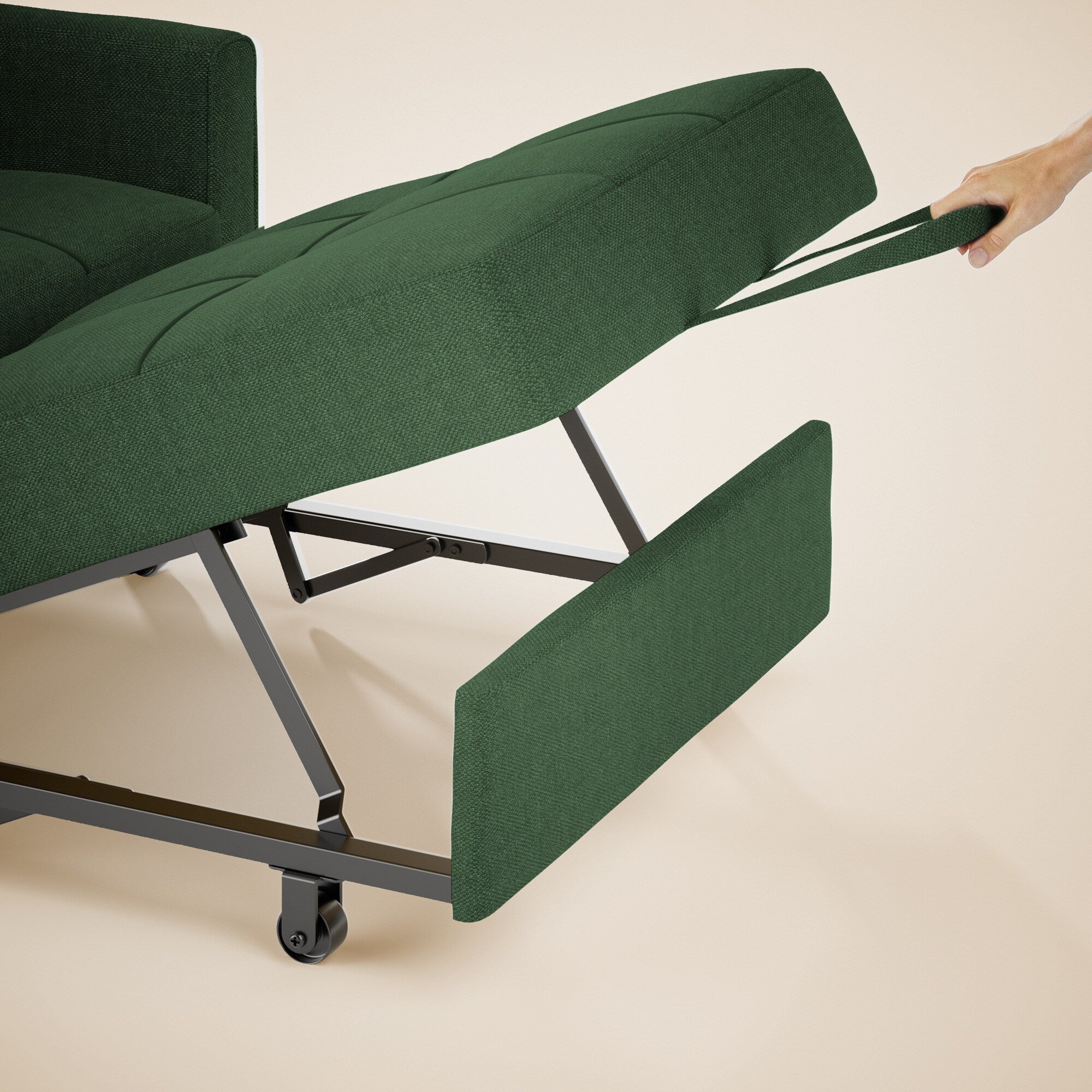 Canapé-lit 3 en 1 réglable, canapé-lit gigogne, convertible et pliable pour salon