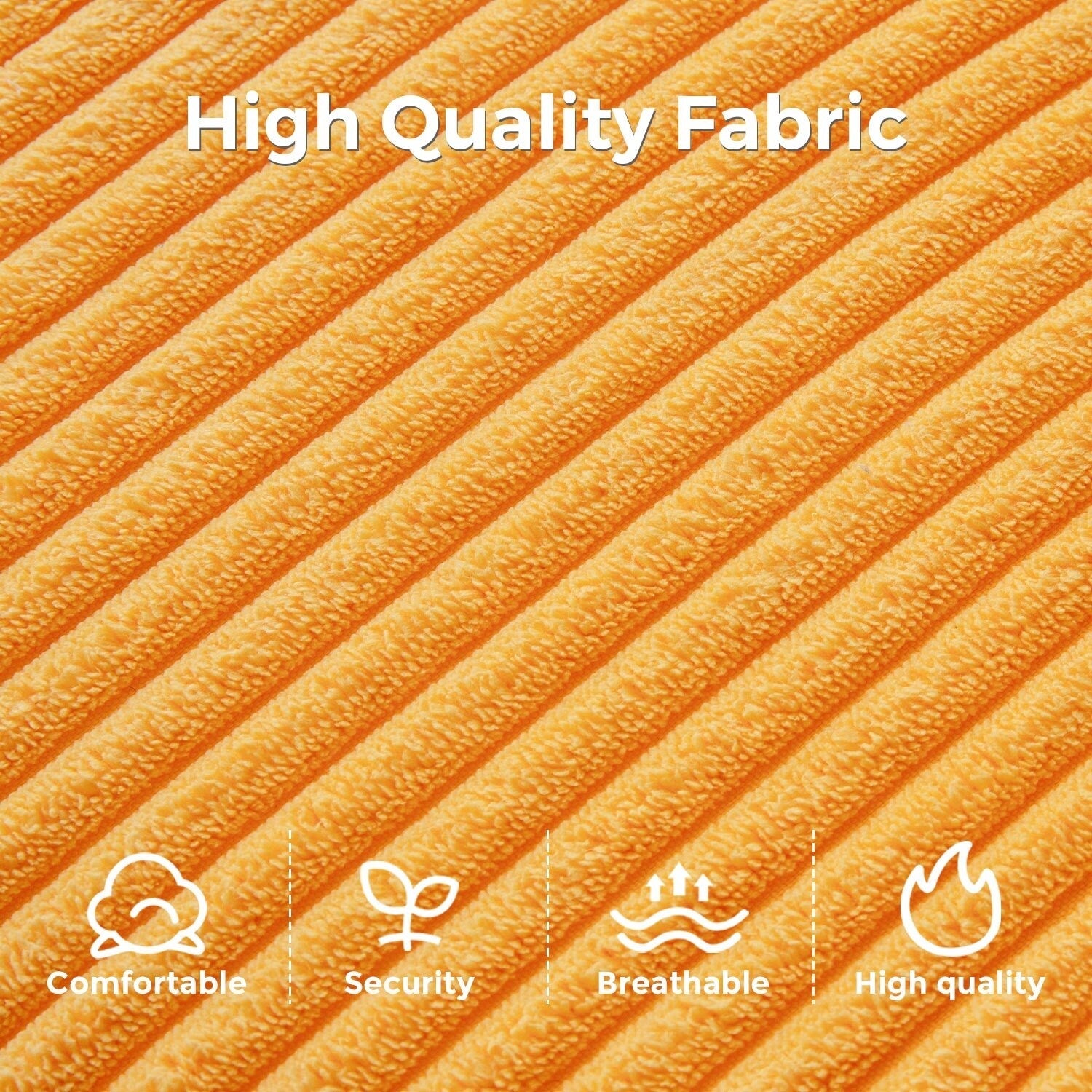 Canapé-lit pliant en velours côtelé 8 places, simple