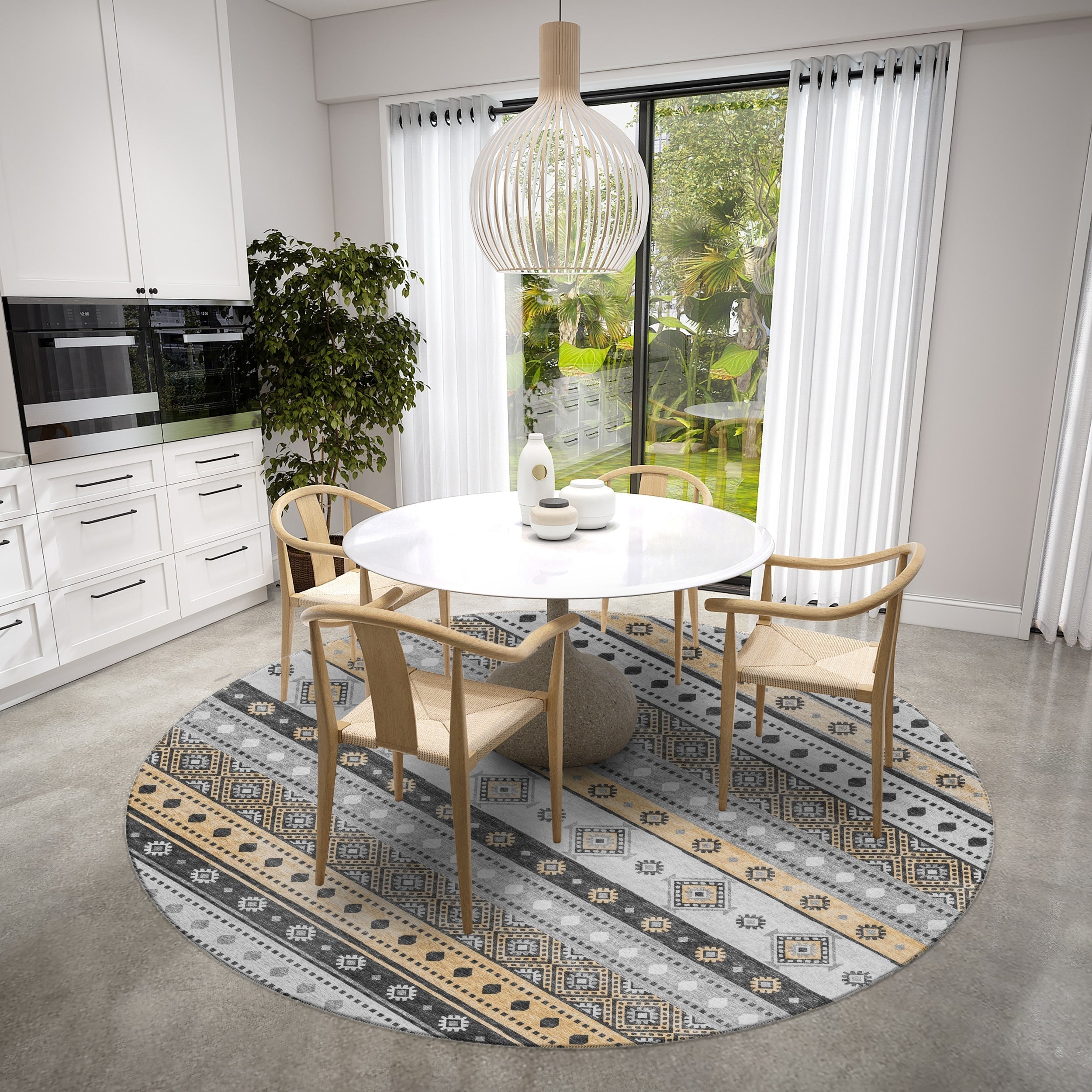 Tapis lavable Addison intérieur/extérieur Yuma Southwest Boho