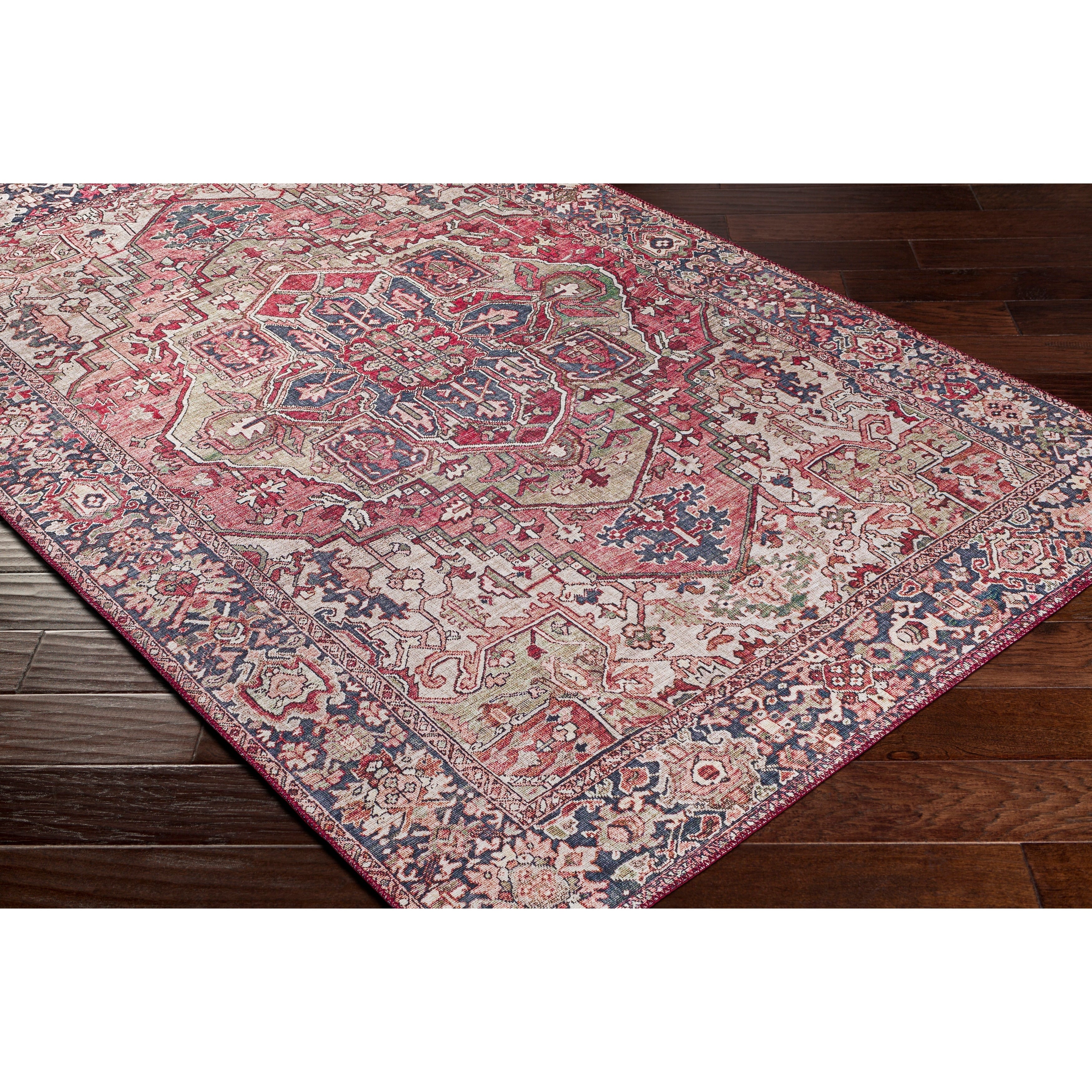 Tapis imprimé médaillon vintage Livabliss Adenia