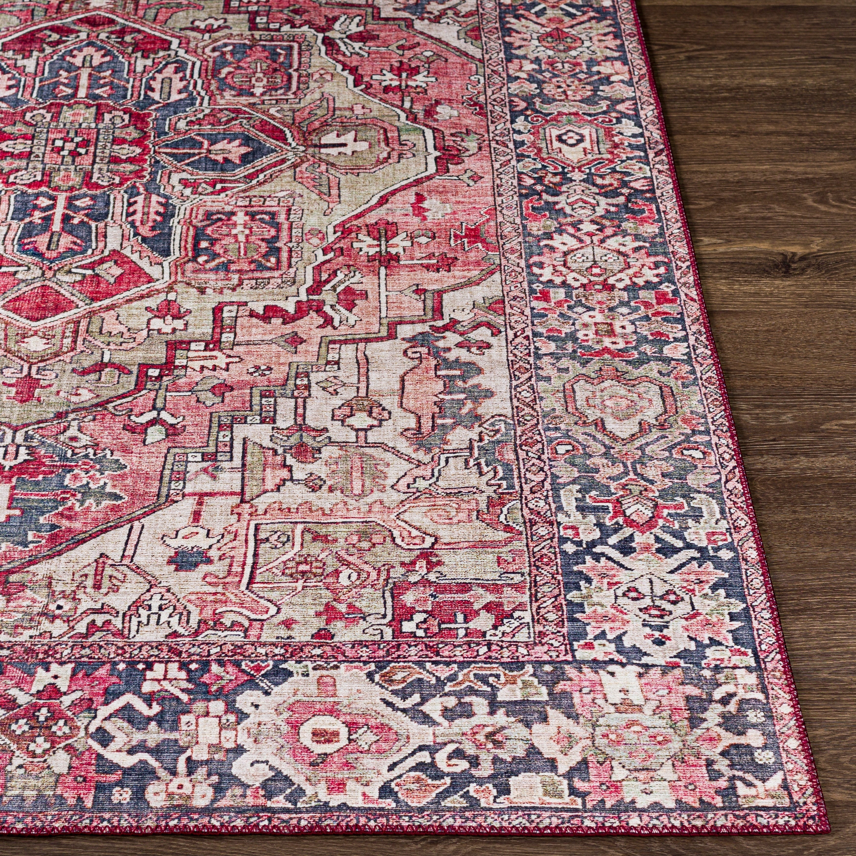 Tapis imprimé médaillon vintage Livabliss Adenia