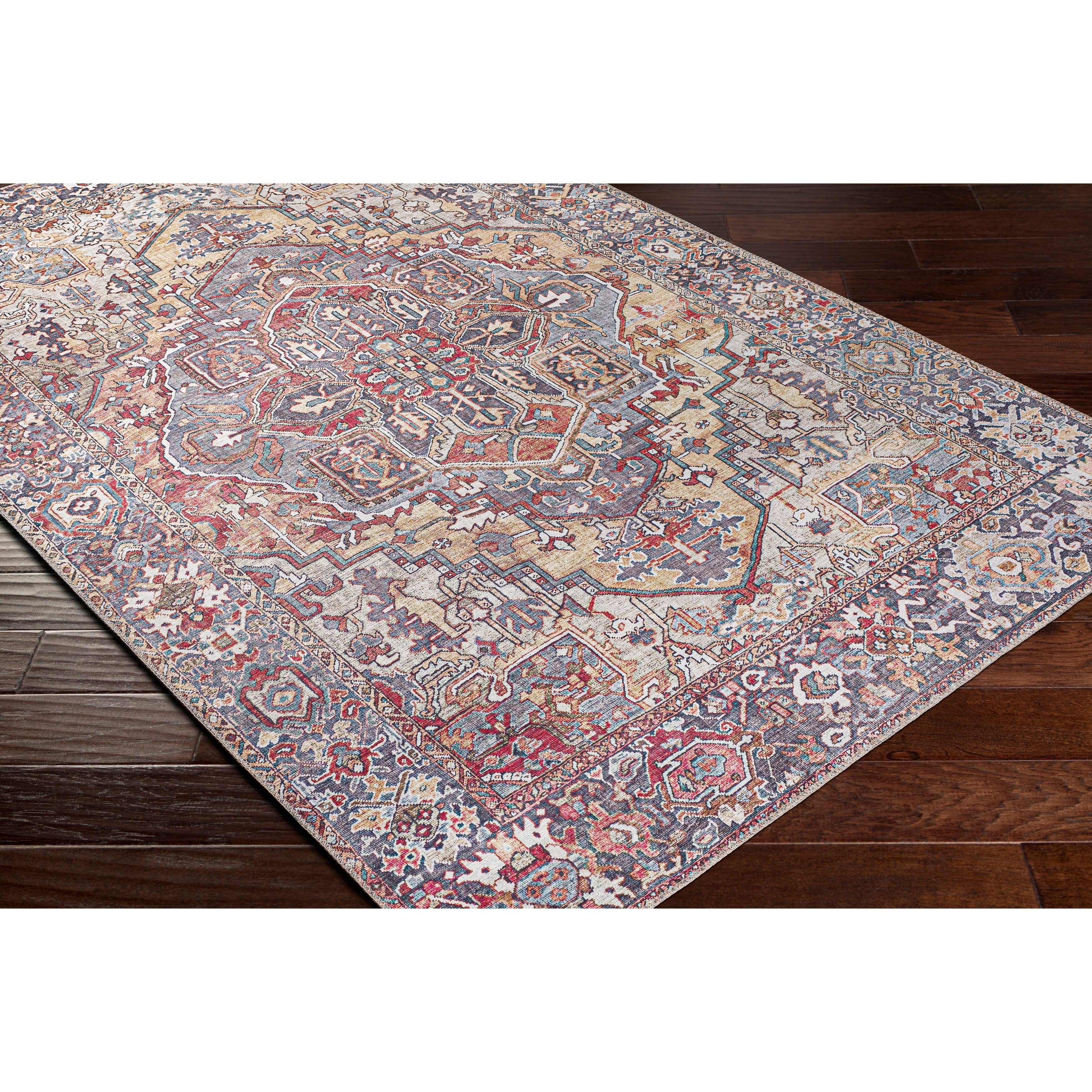 Tapis imprimé médaillon vintage Livabliss Adenia