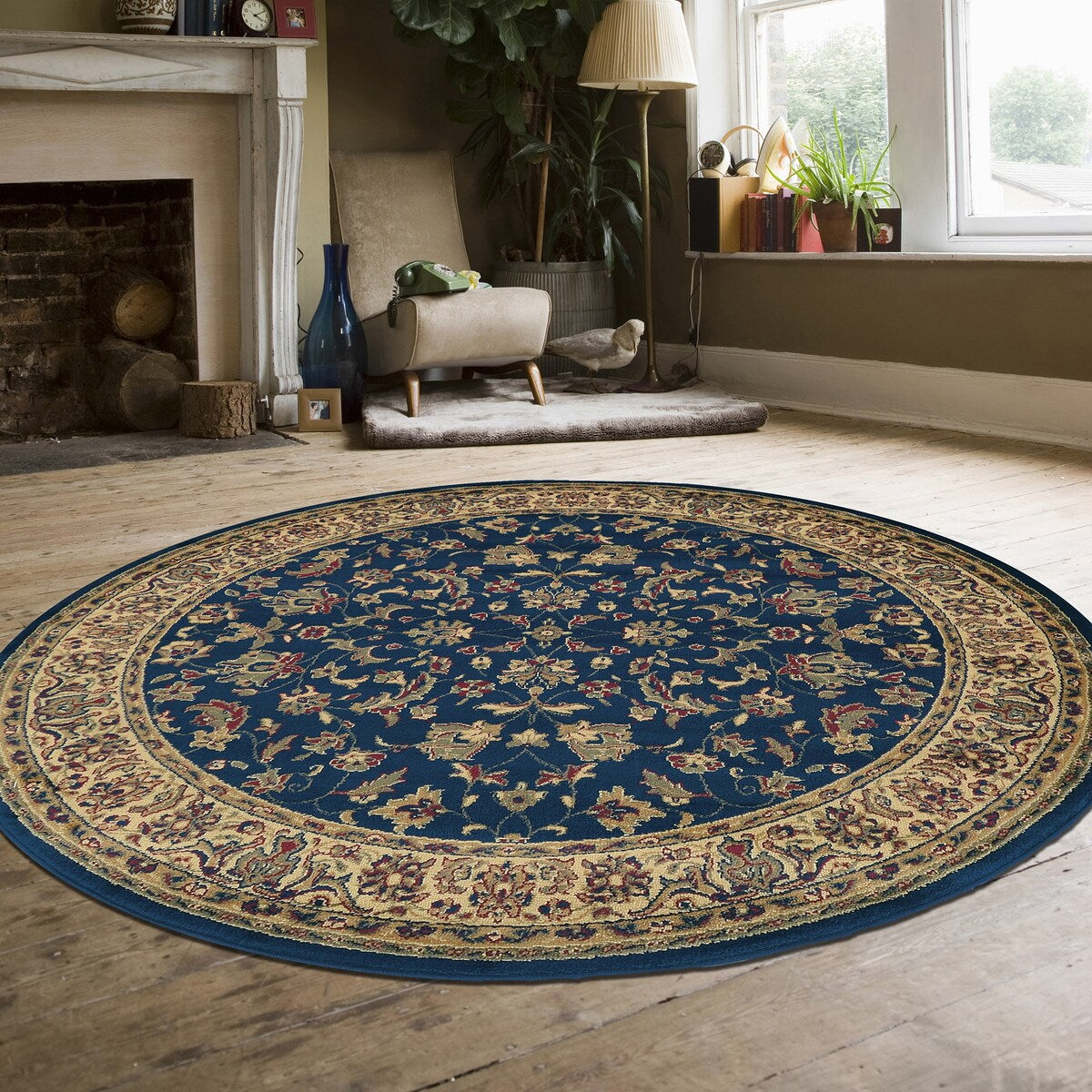 Tapis à motif sarouk floral traditionnel Caroline d'Admire Home Living