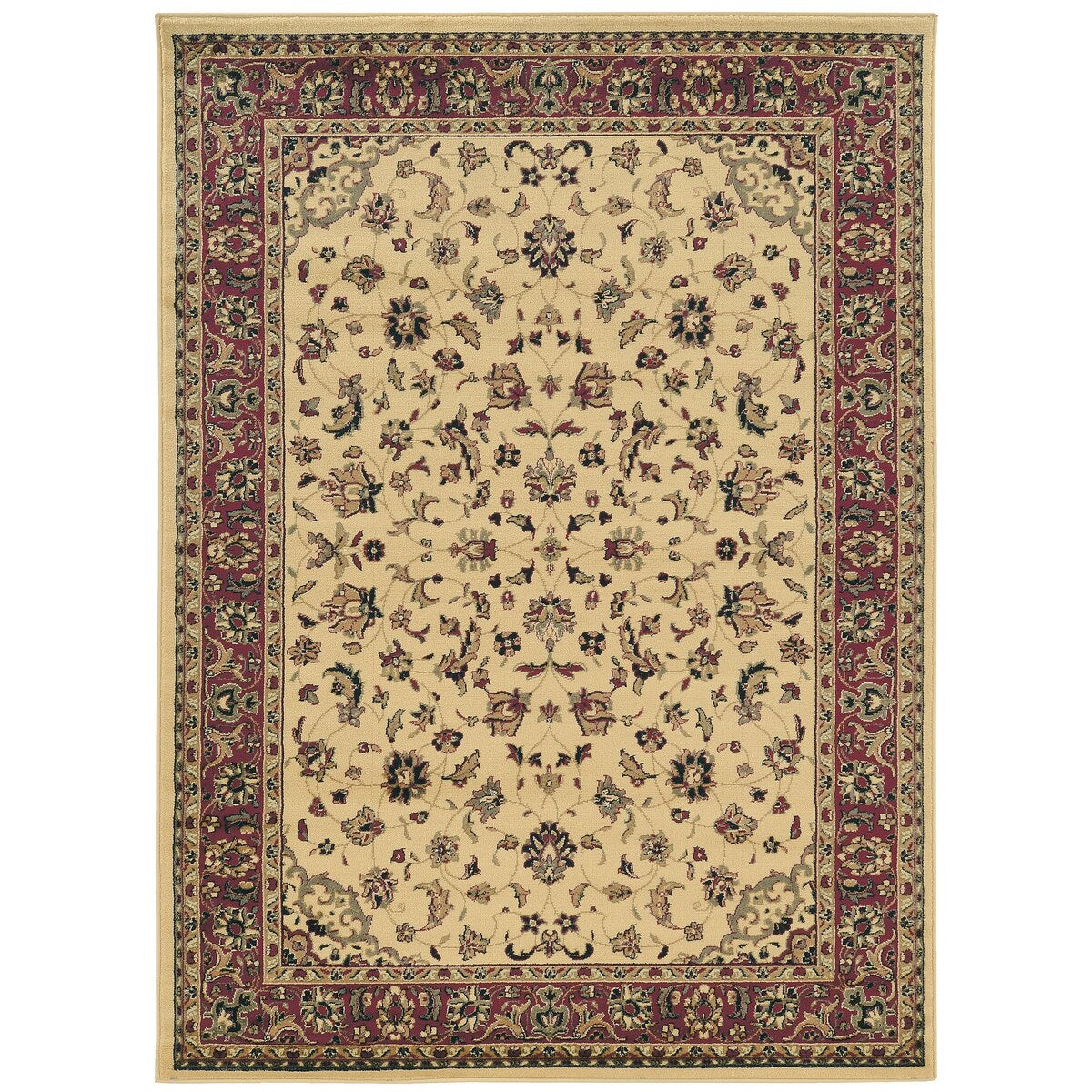 Tapis à motif sarouk floral traditionnel Caroline d'Admire Home Living