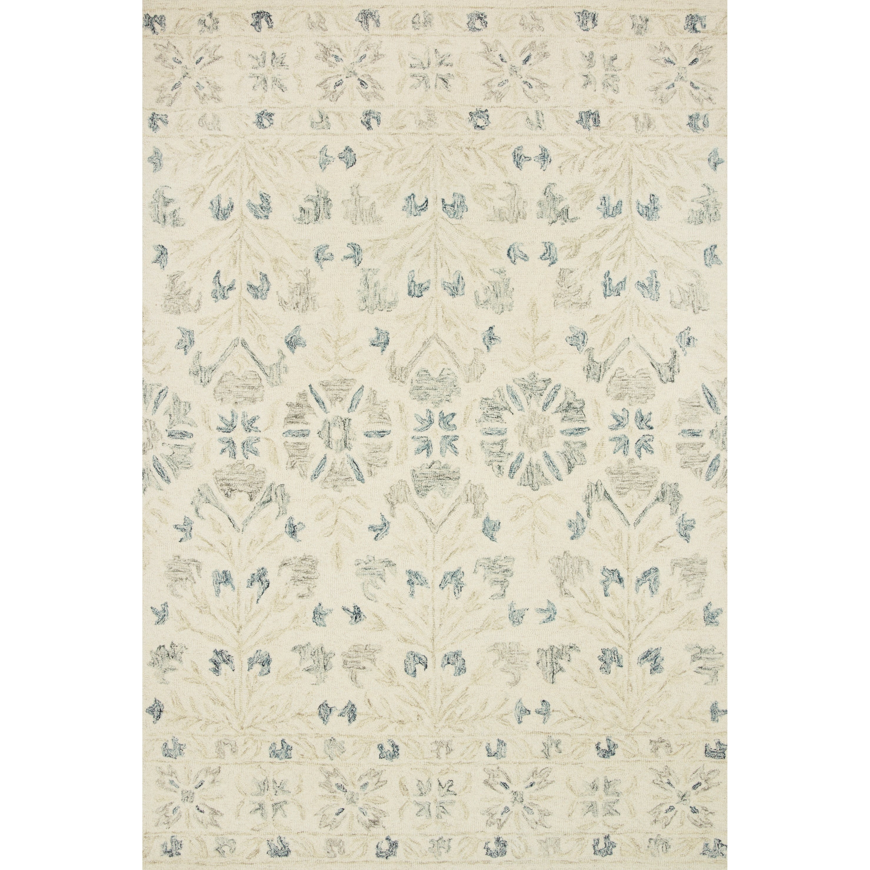 Tapis en laine crocheté à la main Annabelle Farmhouse d'Alexander Home