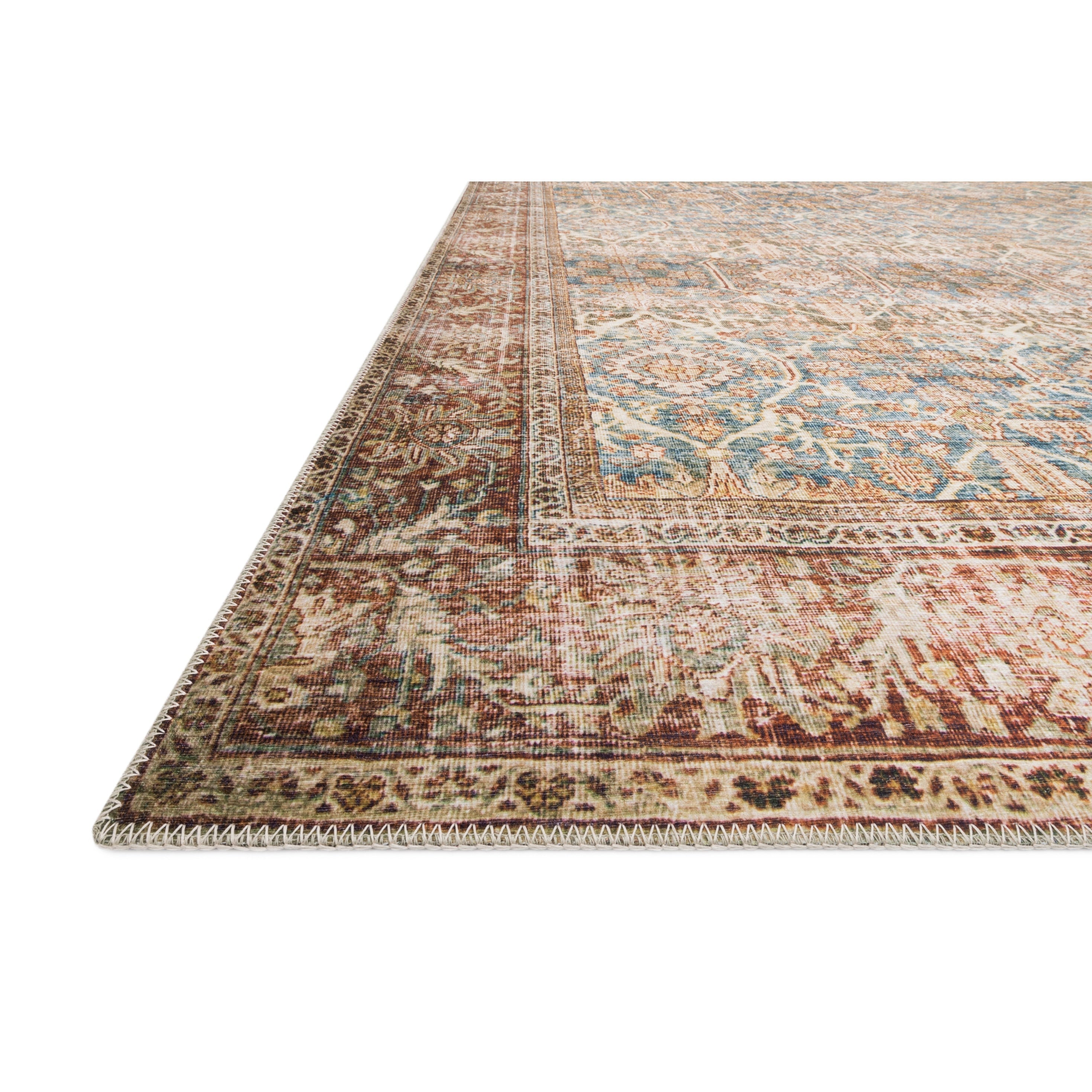 Tapis à motif botanique vintage bohème Isabelle d'Alexander Home