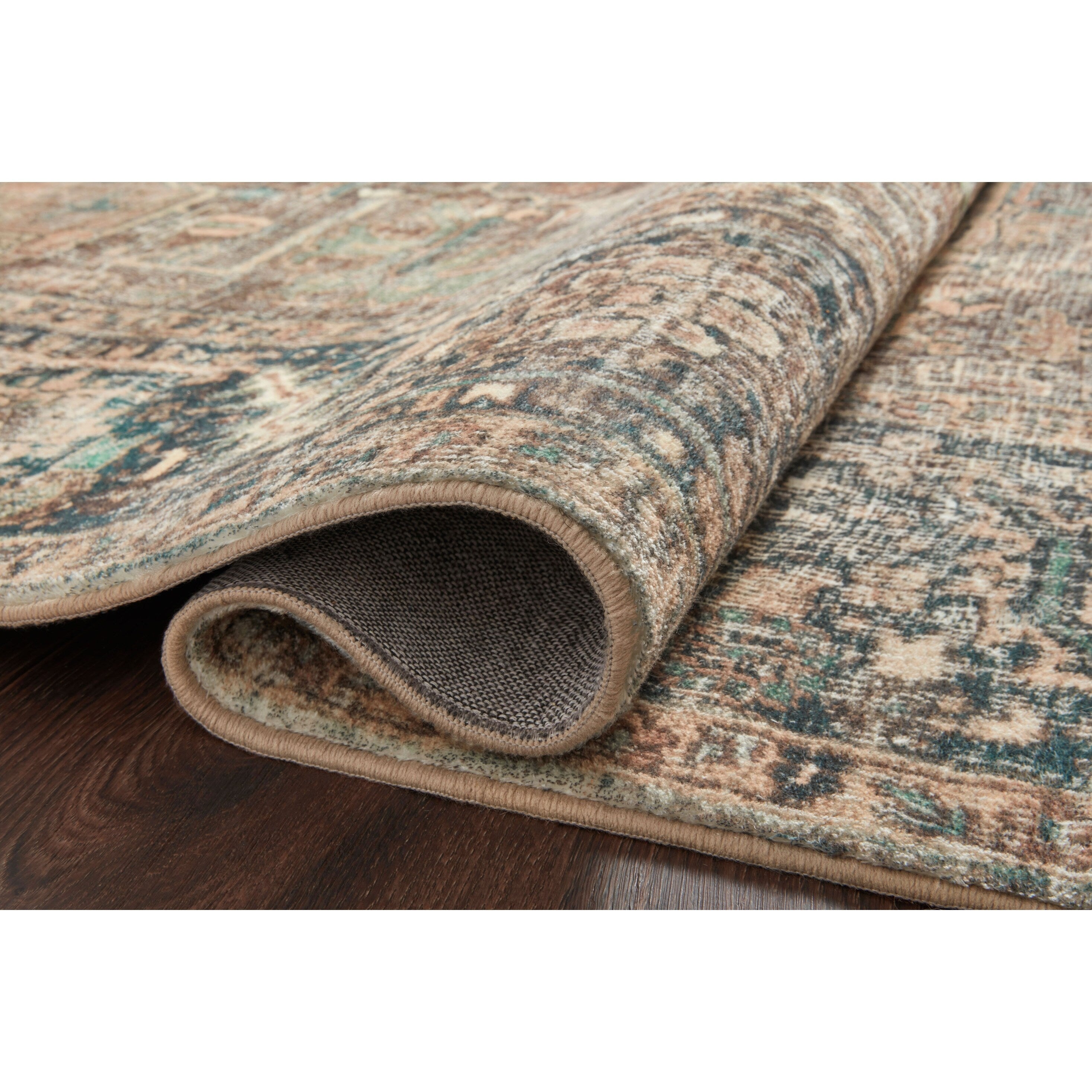 Tapis ultra moelleux Alexander Home Sara Boho Terracotta Medallion