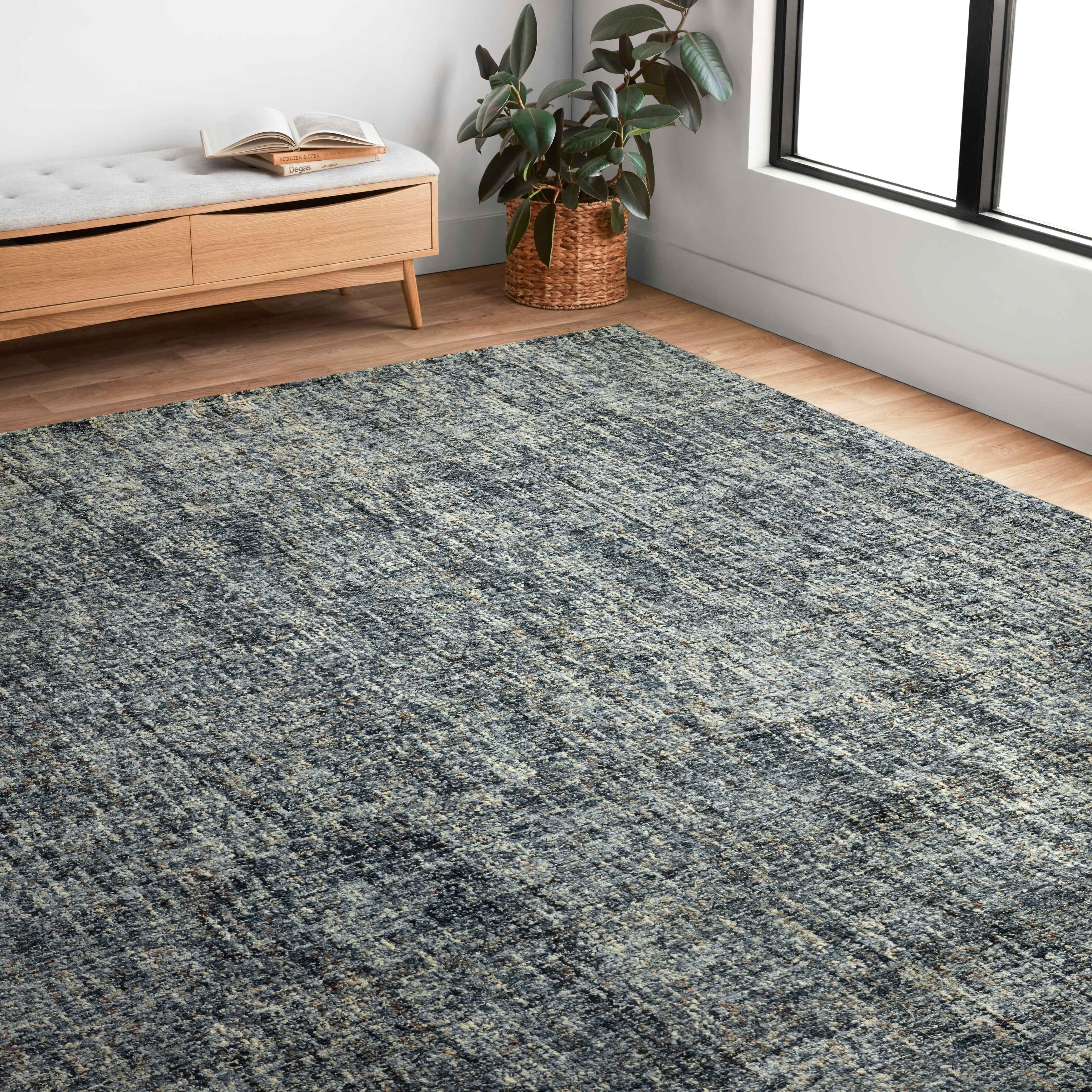 Tapis moderne abstrait en grès touffeté à la main Alexander Home