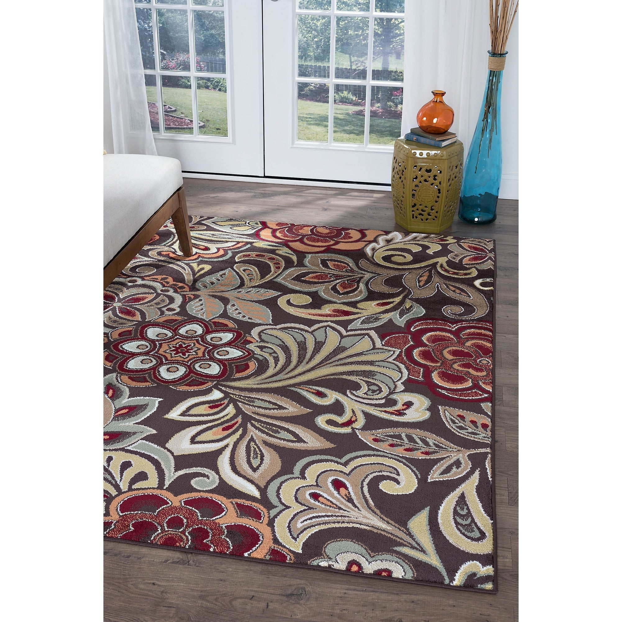 Tapis d'intérieur à motif floral Decora Farmhouse