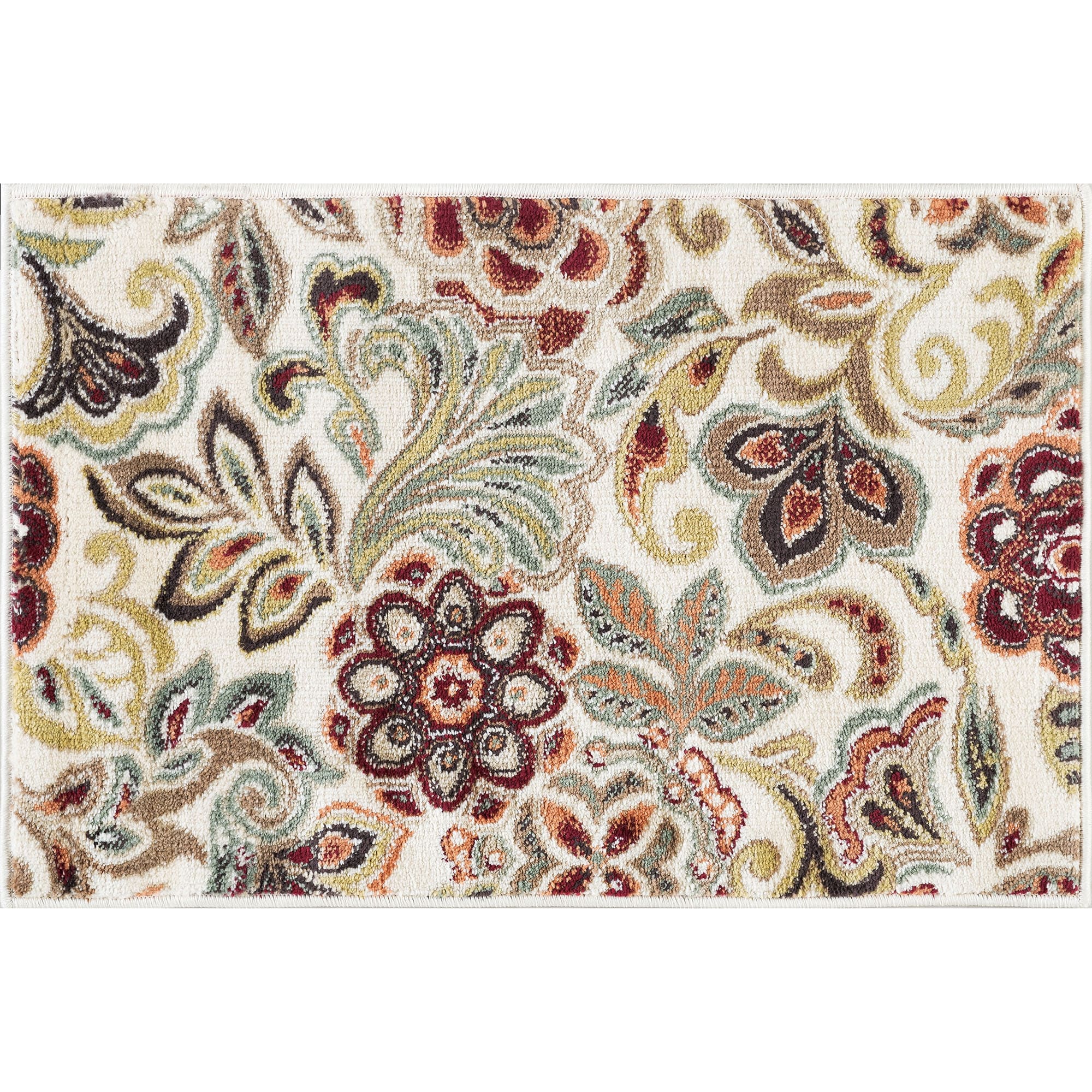 Tapis d'intérieur à motif floral Decora Farmhouse