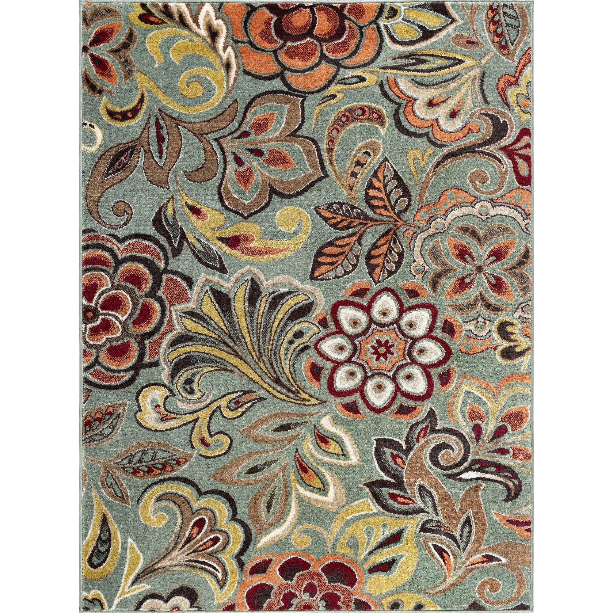 Tapis d'intérieur à motif floral Decora Farmhouse