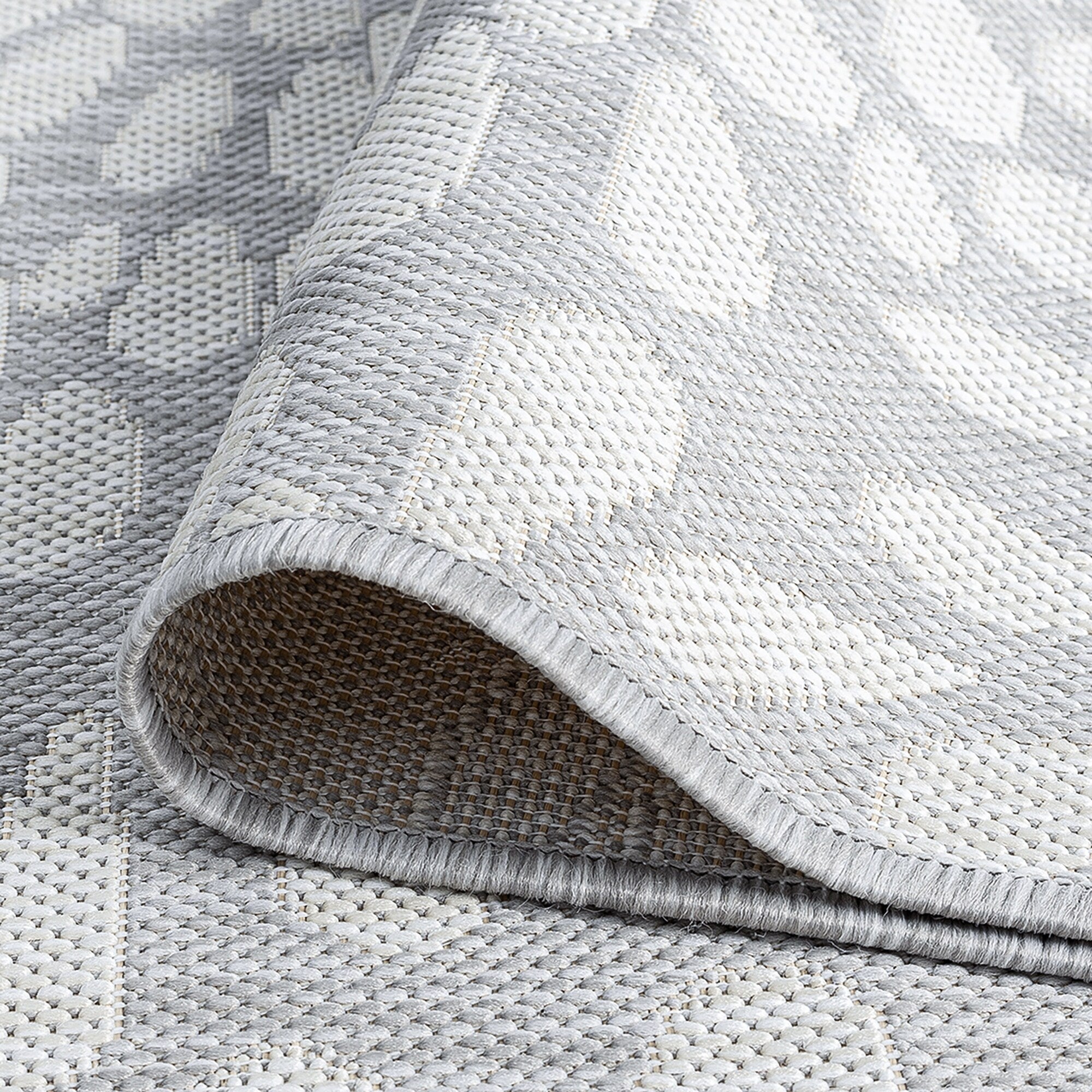 Tapis d'intérieur/extérieur à motif floral côtier Exo