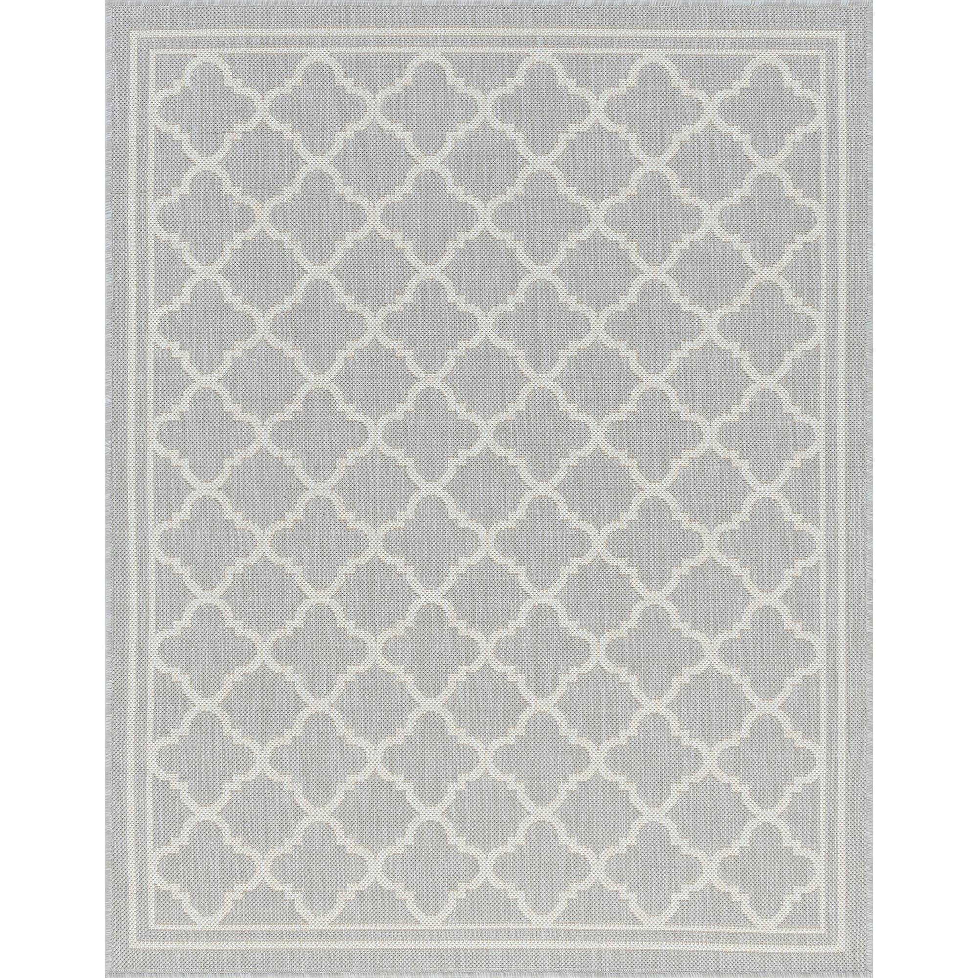 Tapis géométrique d'intérieur/extérieur Exo Coastal