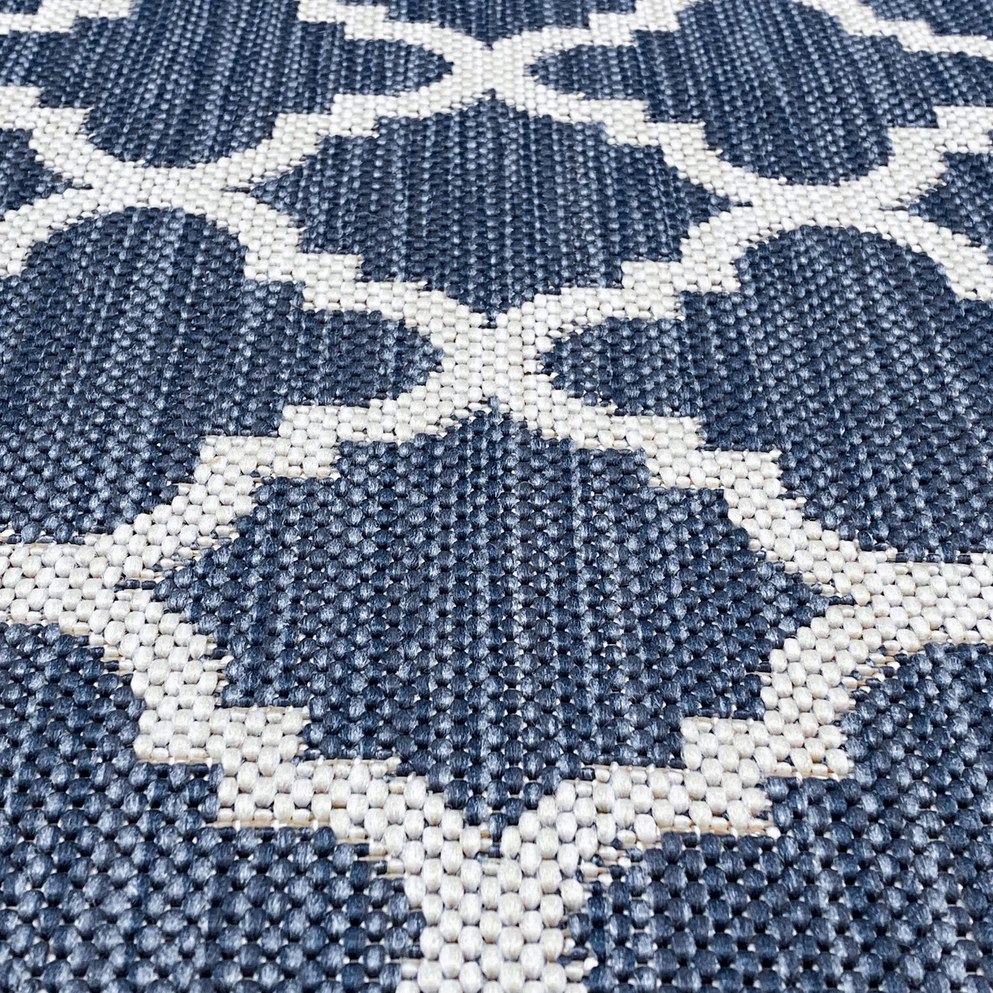 Tapis géométrique d'intérieur/extérieur Exo Coastal