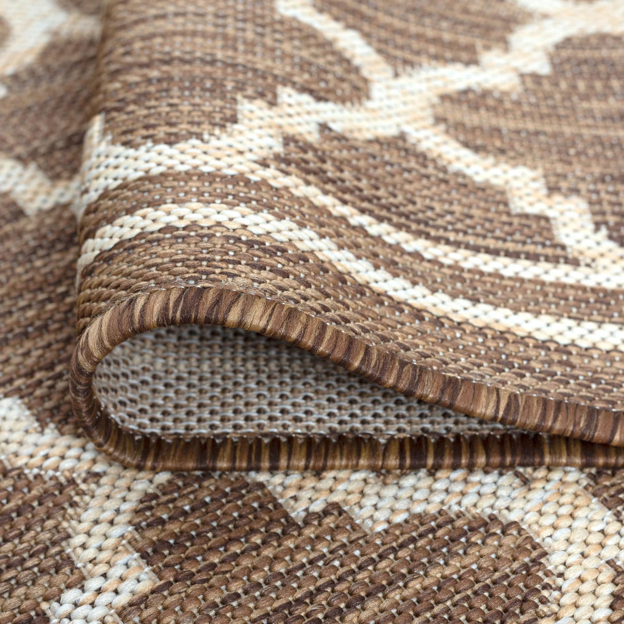 Tapis géométrique d'intérieur/extérieur Exo Coastal