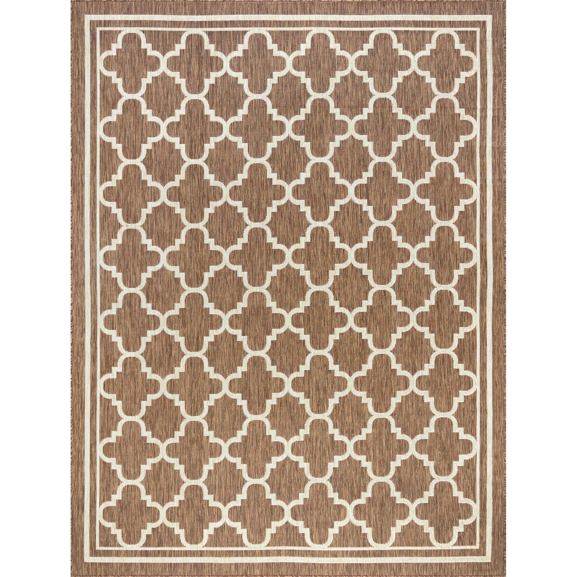 Tapis géométrique d'intérieur/extérieur Exo Coastal