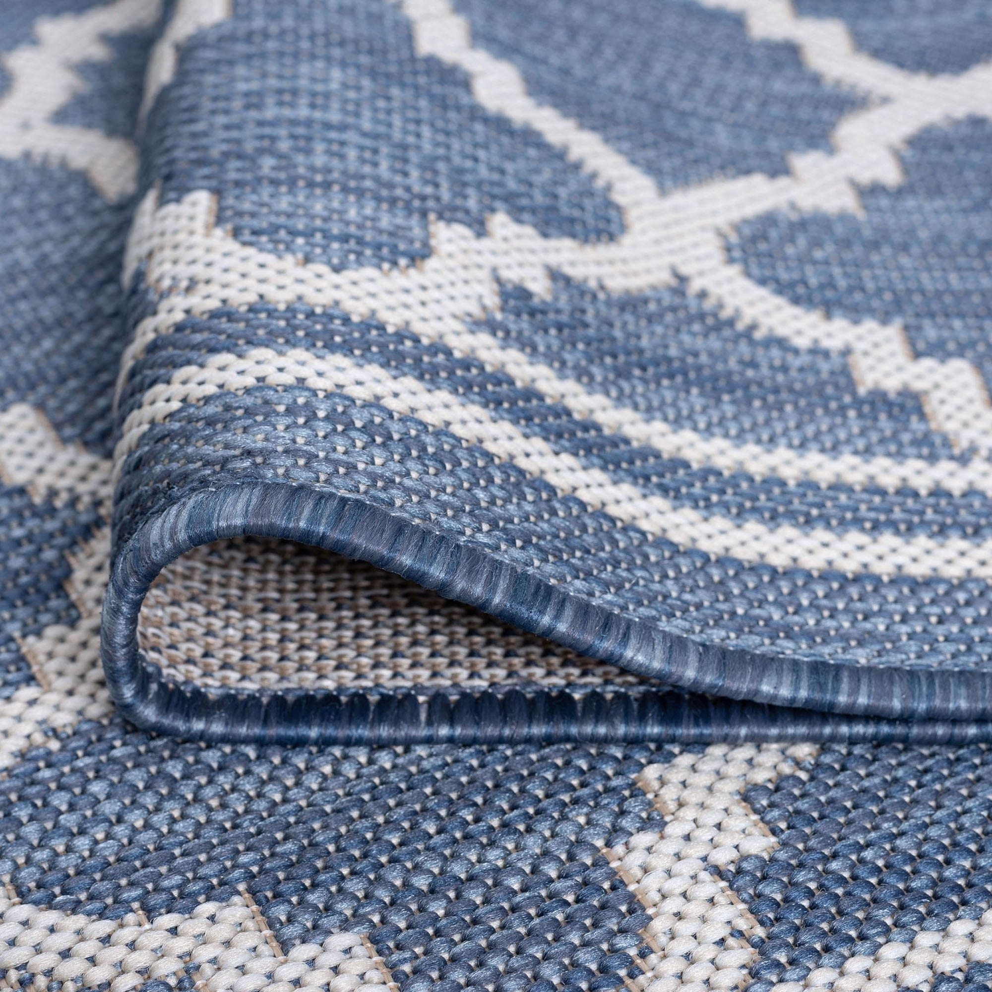 Tapis géométrique d'intérieur/extérieur Exo Coastal