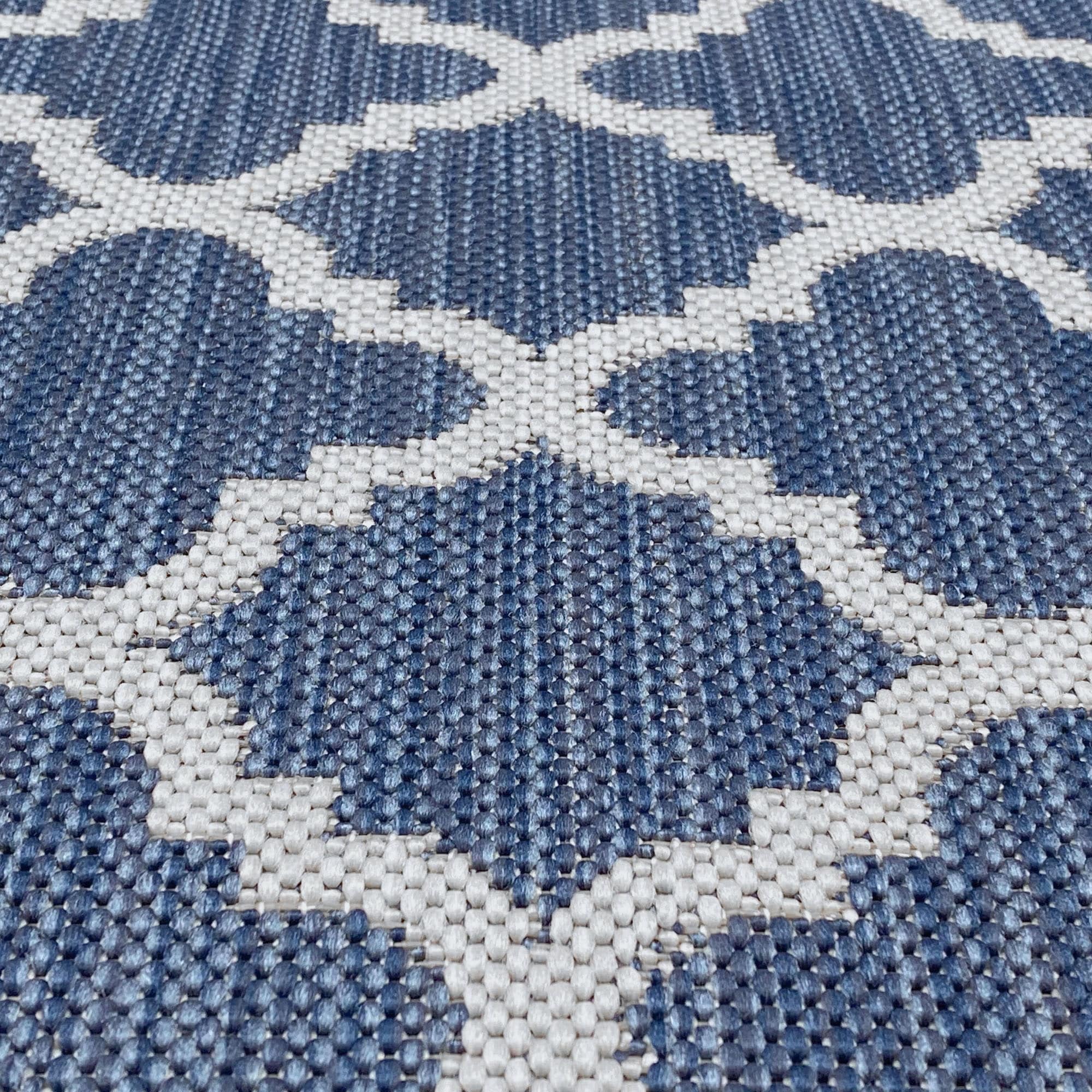 Tapis géométrique d'intérieur/extérieur Exo Coastal