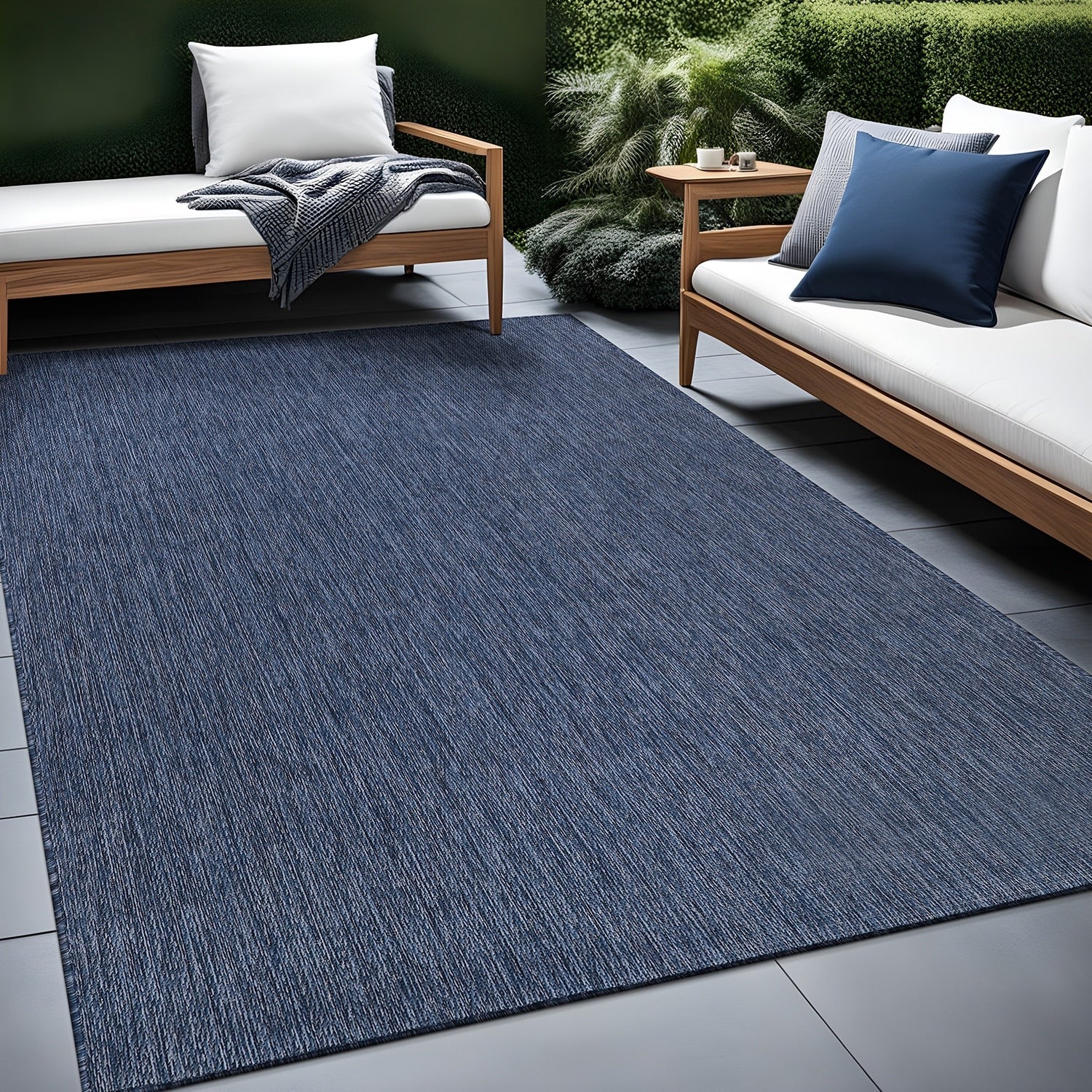 Tapis lavable Aloha pour intérieur et extérieur, résistant, pour terrasse, salon