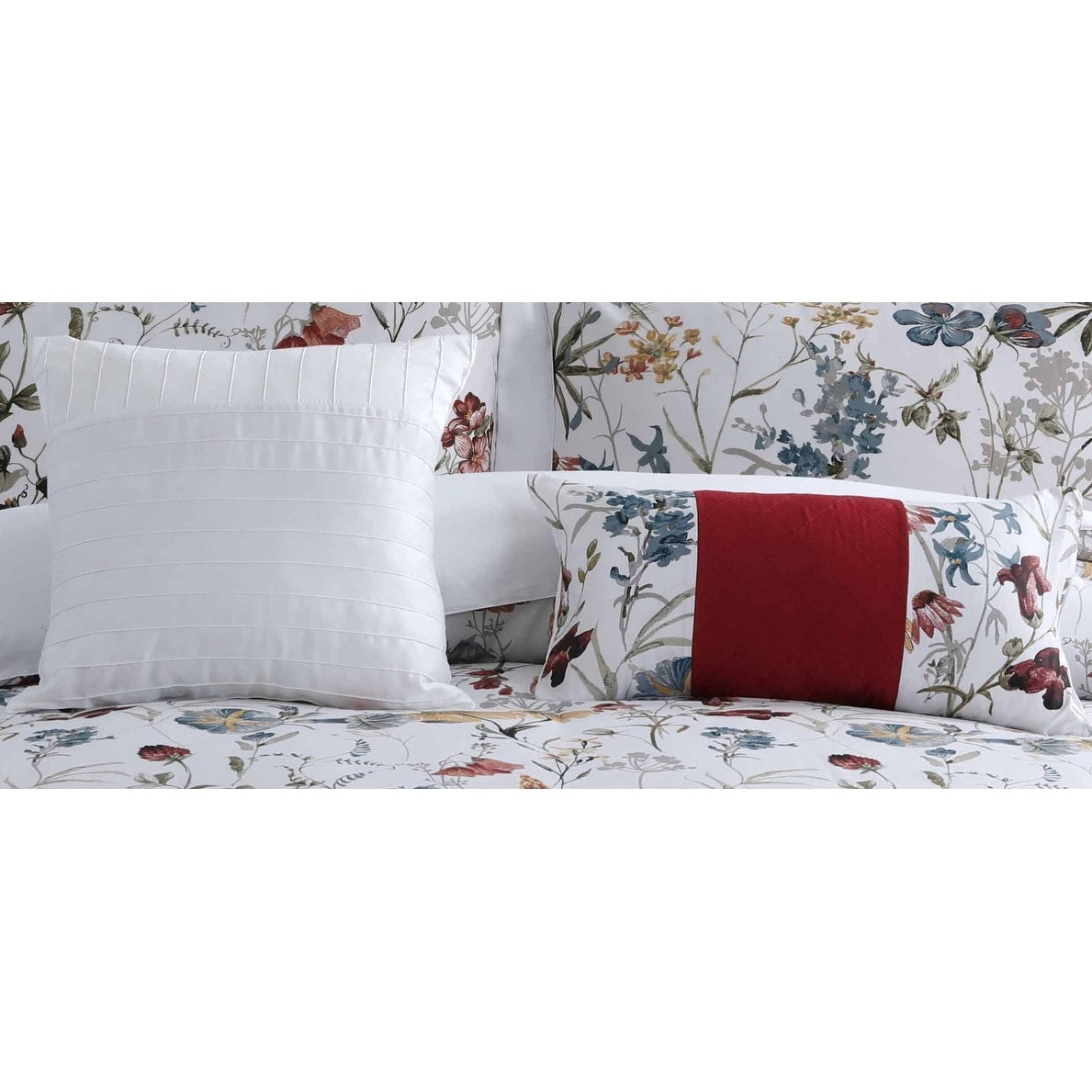 Ensemble de couette surdimensionnée Amalfi 5 pièces en coton 300 fils