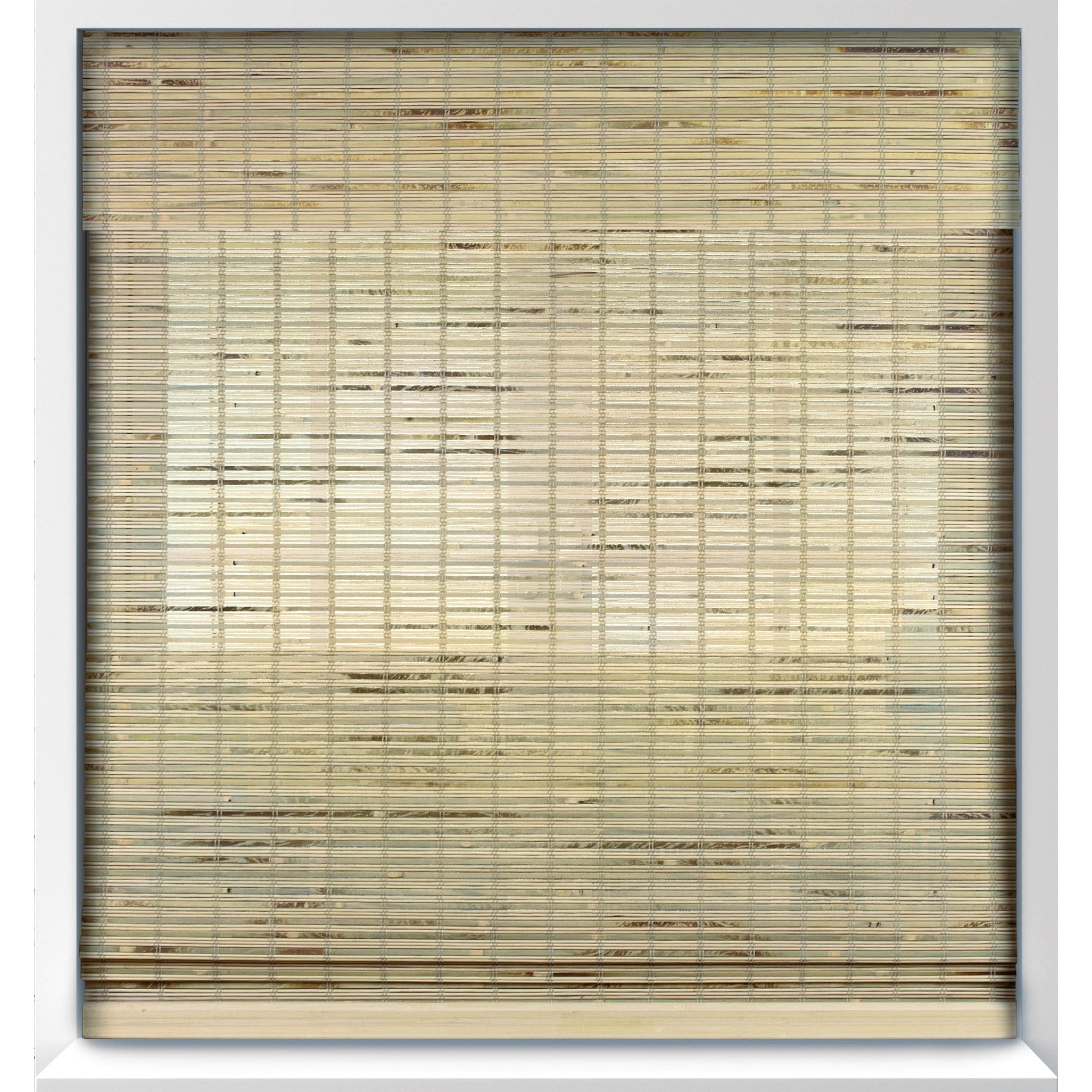 Stores romains en bambou rustique Arlo Blinds Petite, hauteur 74 pouces