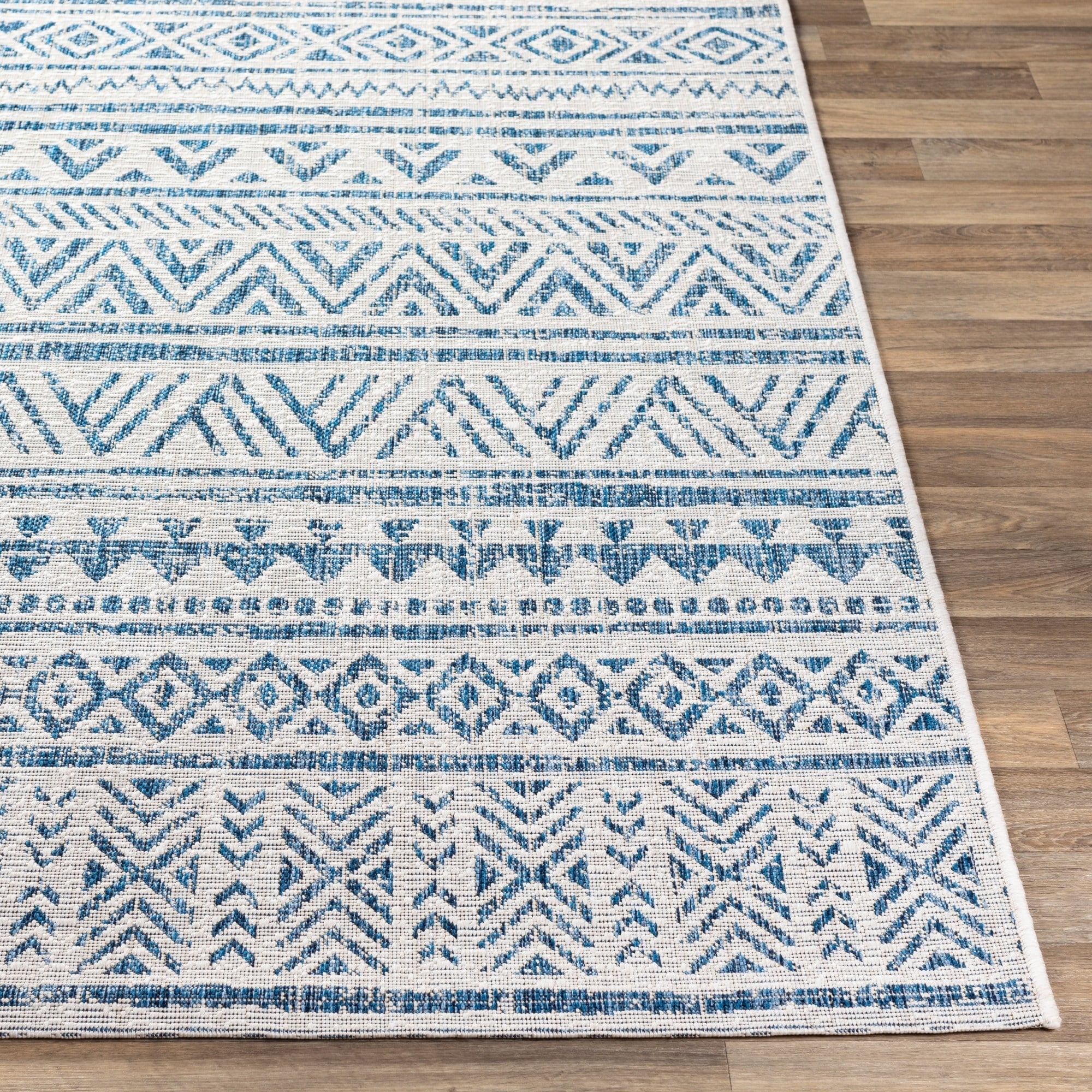 Tapis d'intérieur/extérieur vintage Livabliss Powlett de style sud-ouest