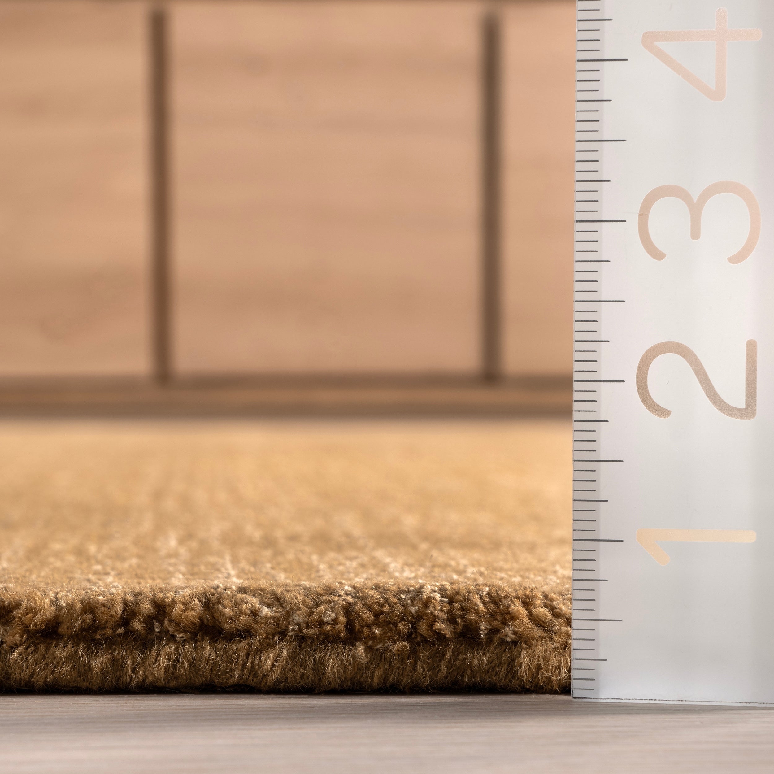 Tapis Nuloom Arrel en laine mélangée mouchetée