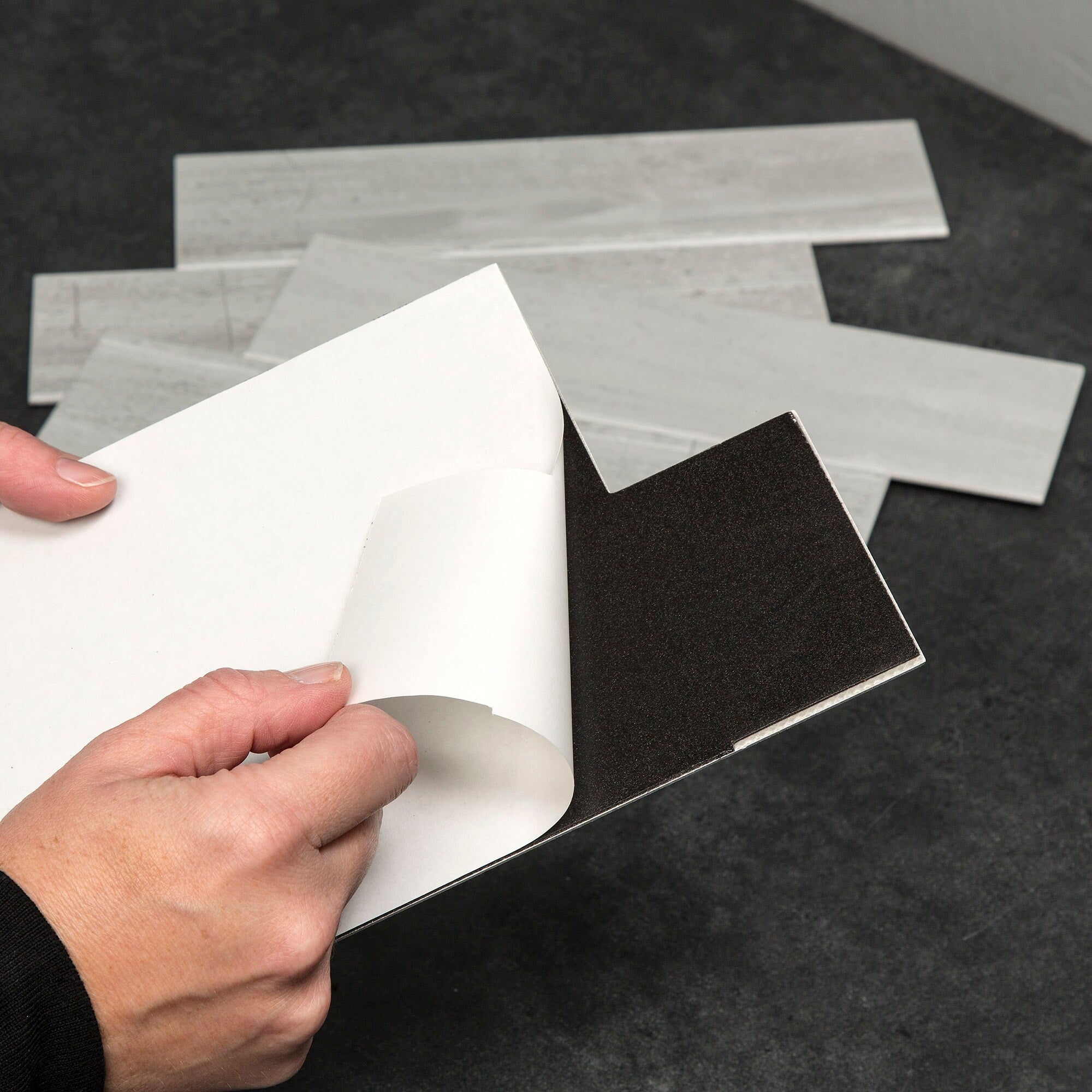 Carrelage mural adhésif Aspect Collage