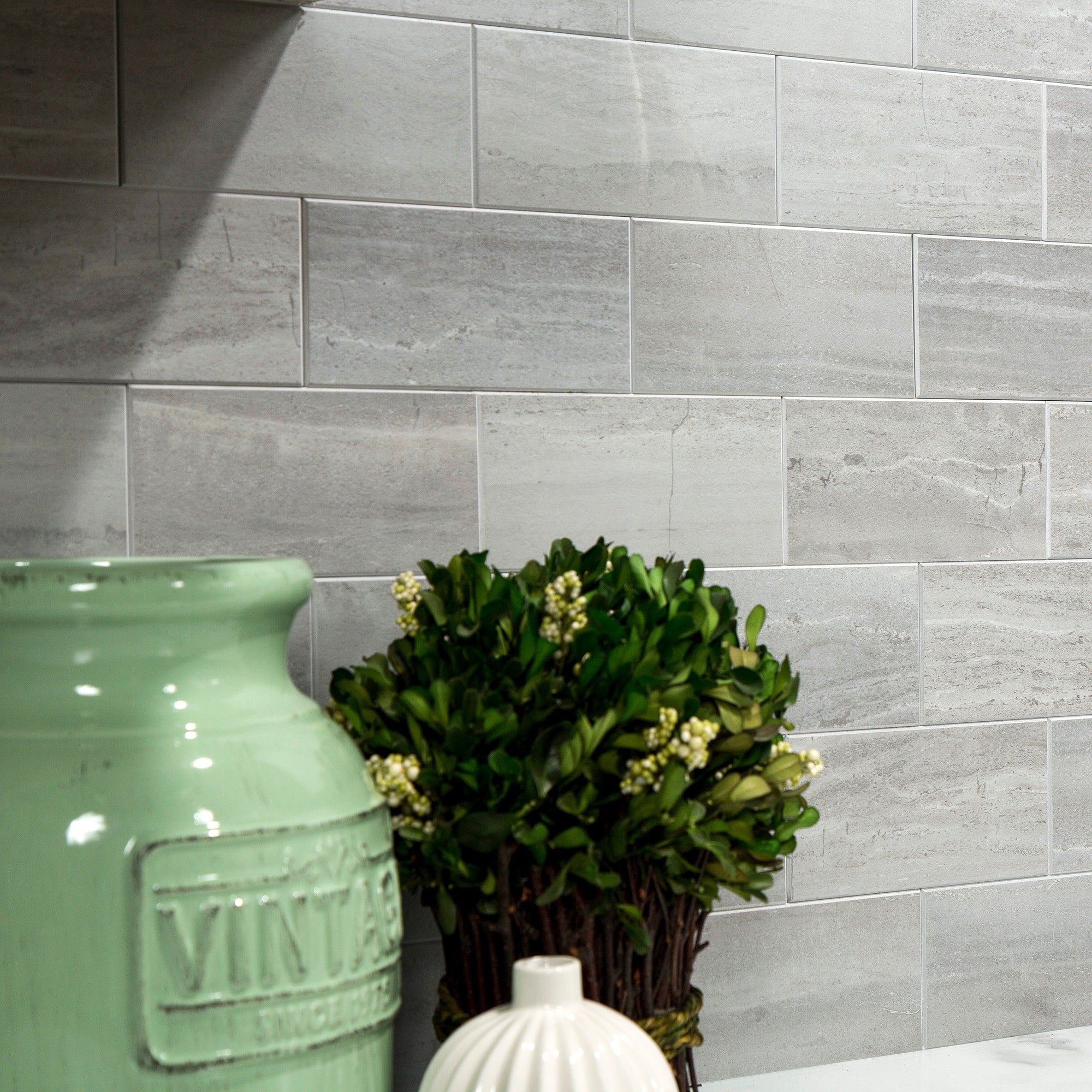 Carrelage mural adhésif Aspect Collage