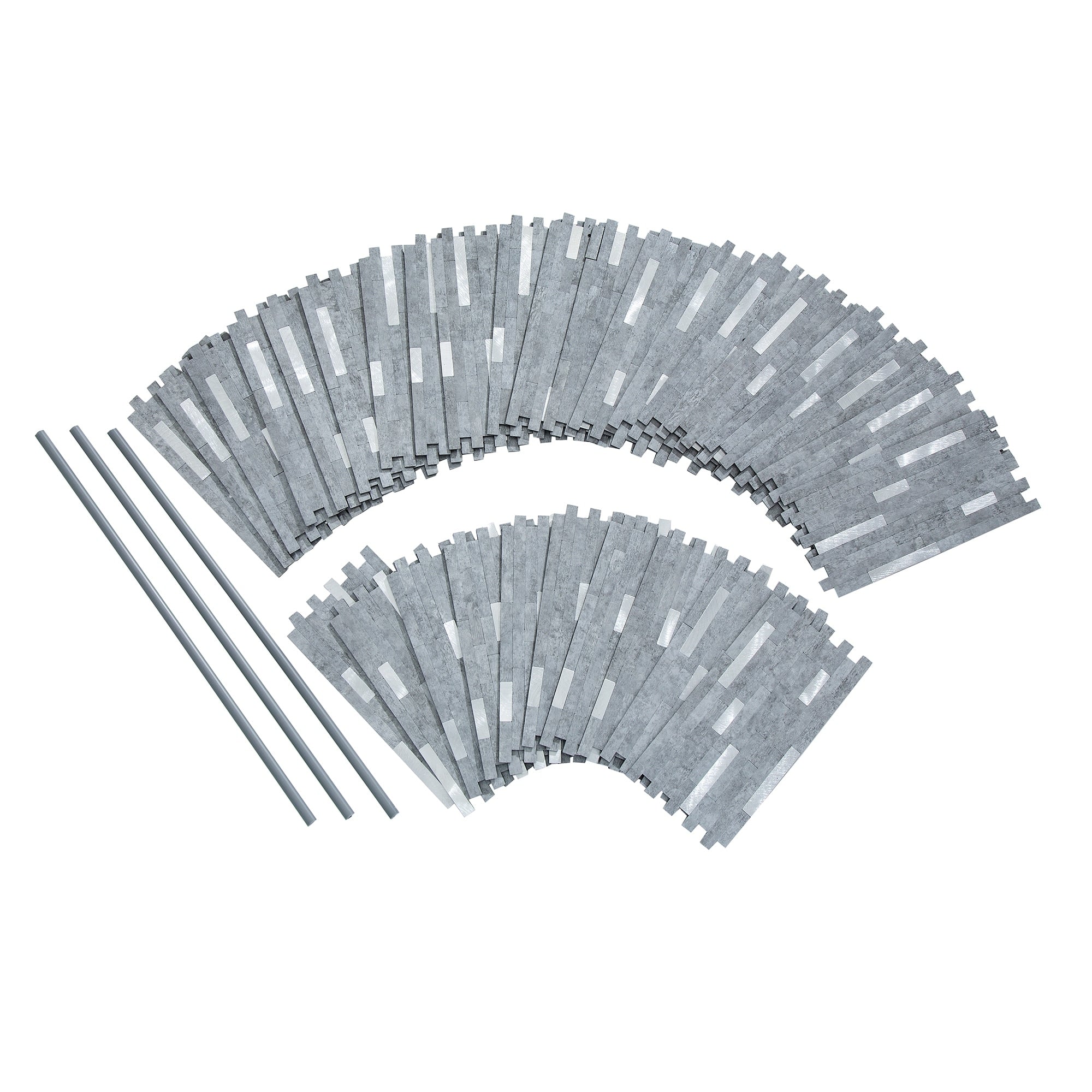 Carrelage mural adhésif Aspect Collage