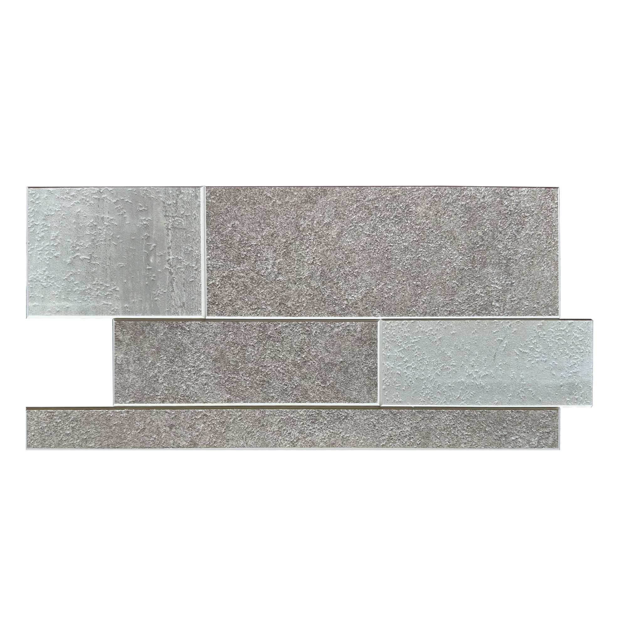 Carrelage mural adhésif Aspect Collage