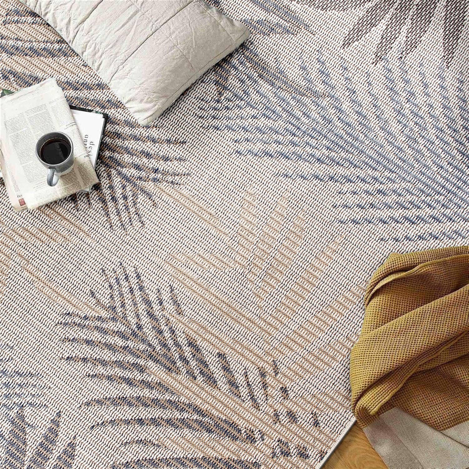 Tapis d'intérieur/extérieur Bahama Palm Frond