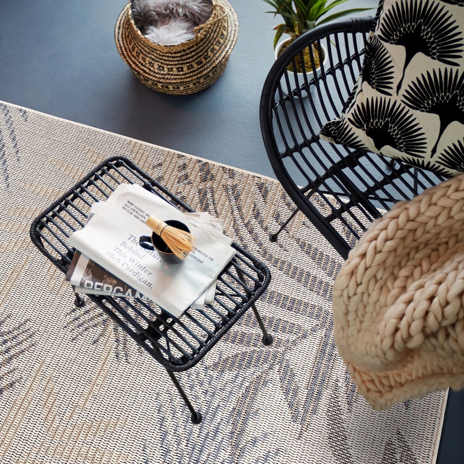 Tapis d'intérieur/extérieur Bahama Palm Frond