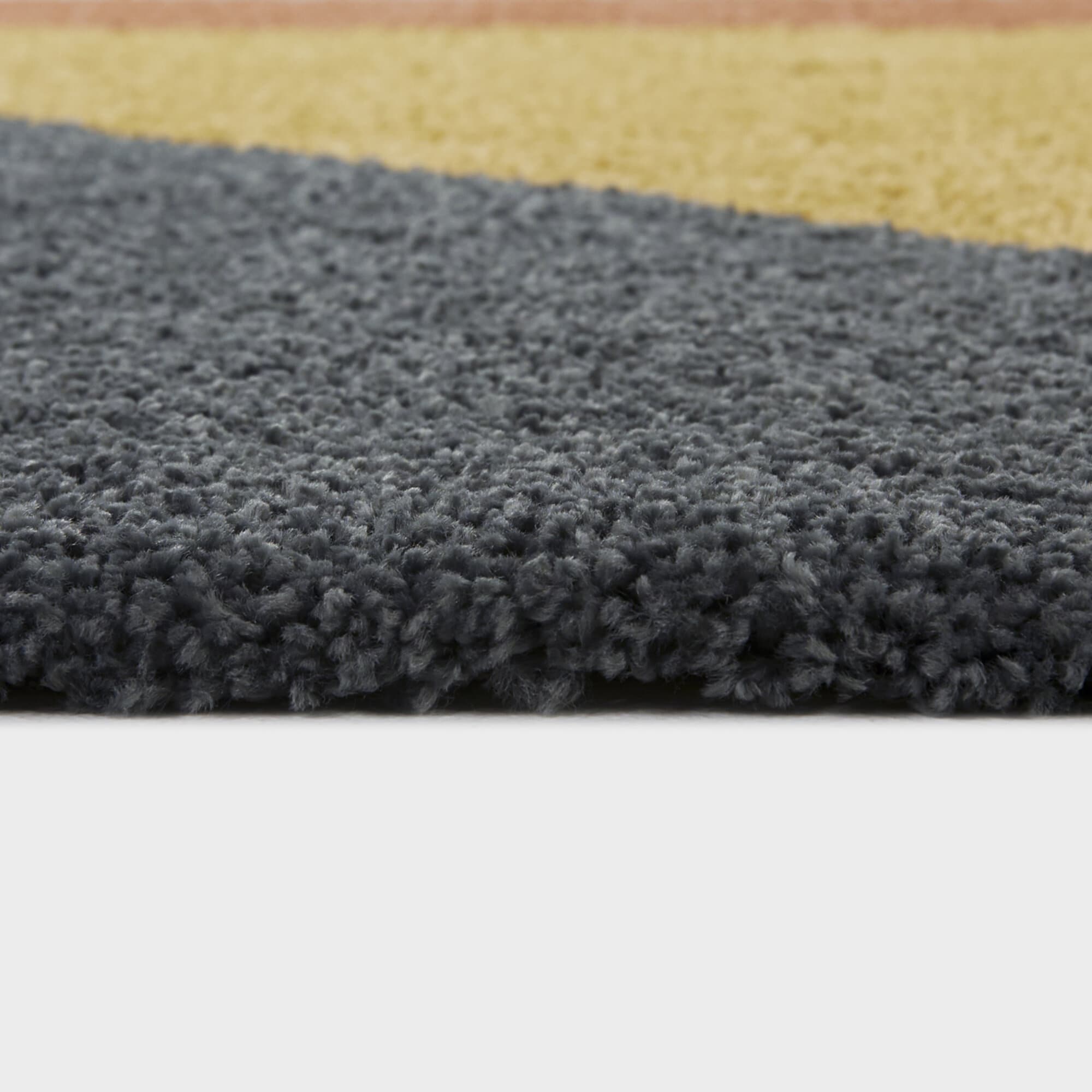 Tapis à poils longs Balta Jordan à blocs de couleurs modernes