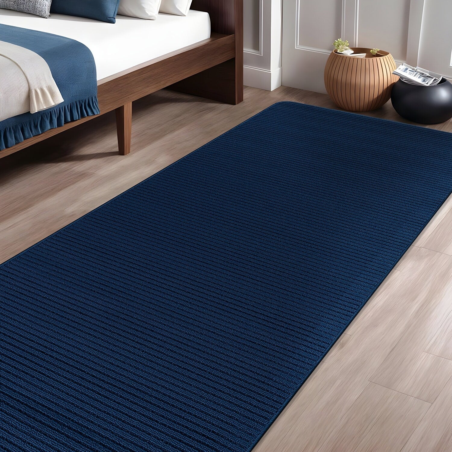 Tapis d'intérieur lavable et antidérapant Beverly Rug, couleur unie