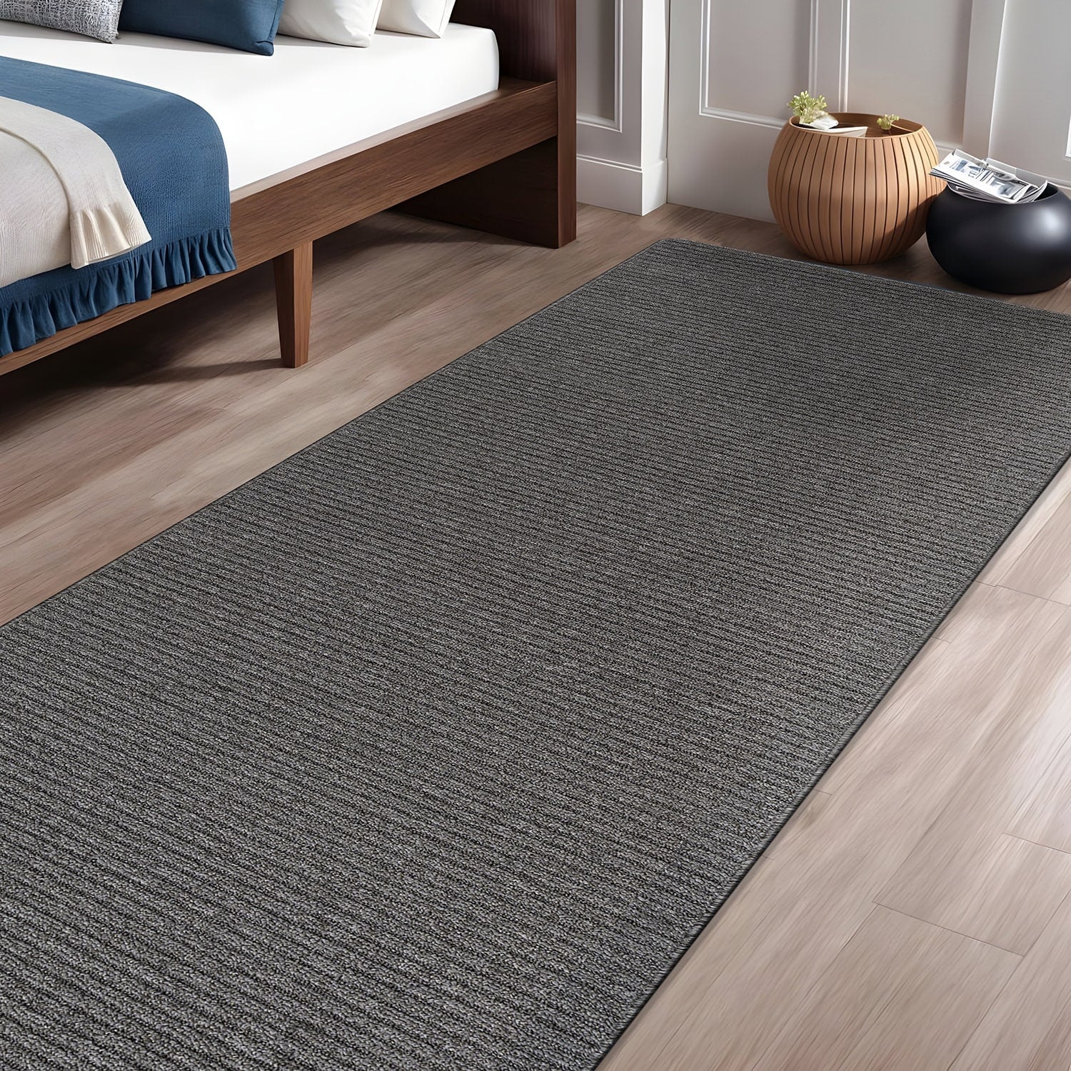 Tapis d'intérieur lavable et antidérapant Beverly Rug, couleur unie