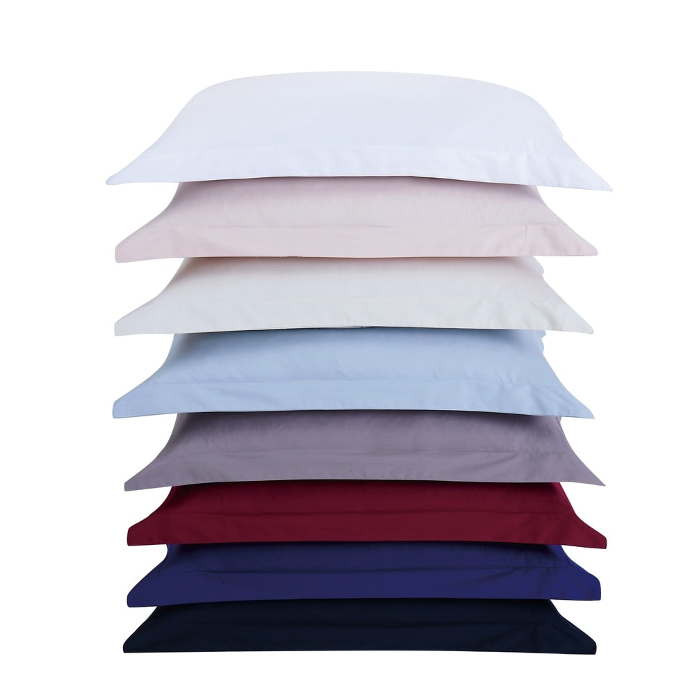 Parure de couette en percale de coton à tissage serré Brooklyn Loom