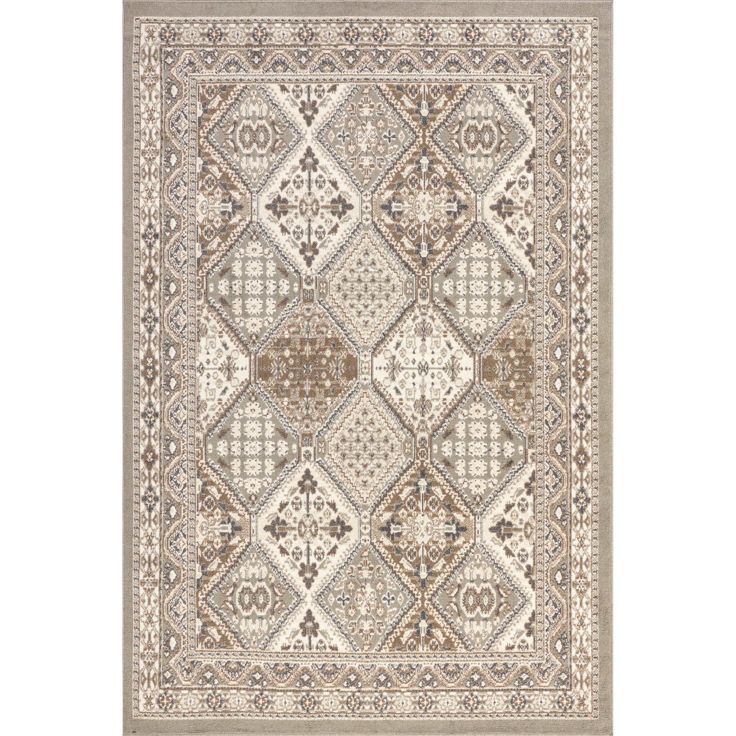 Tapis carrelé traditionnel Nuloom Becca