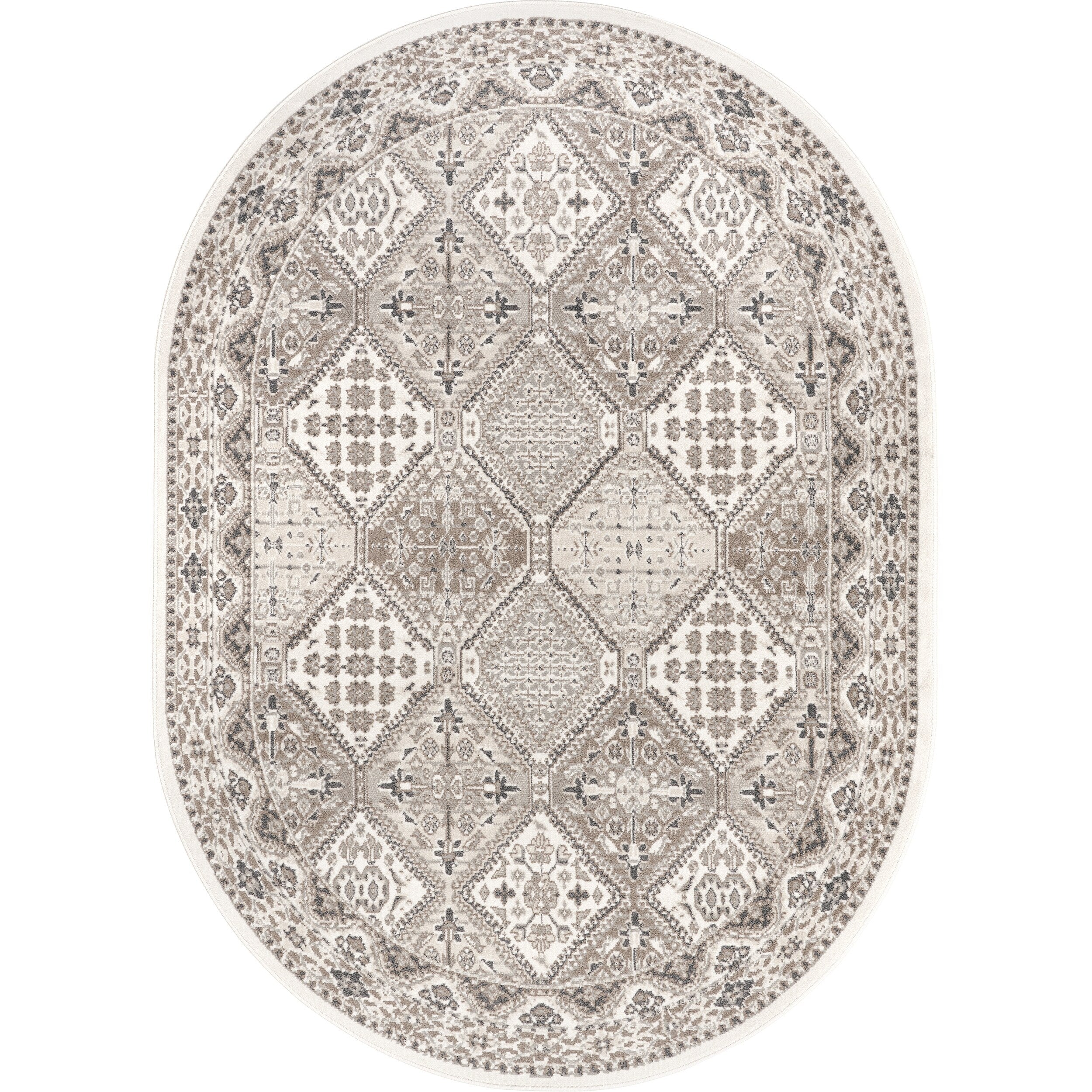 Tapis carrelé traditionnel Nuloom Becca