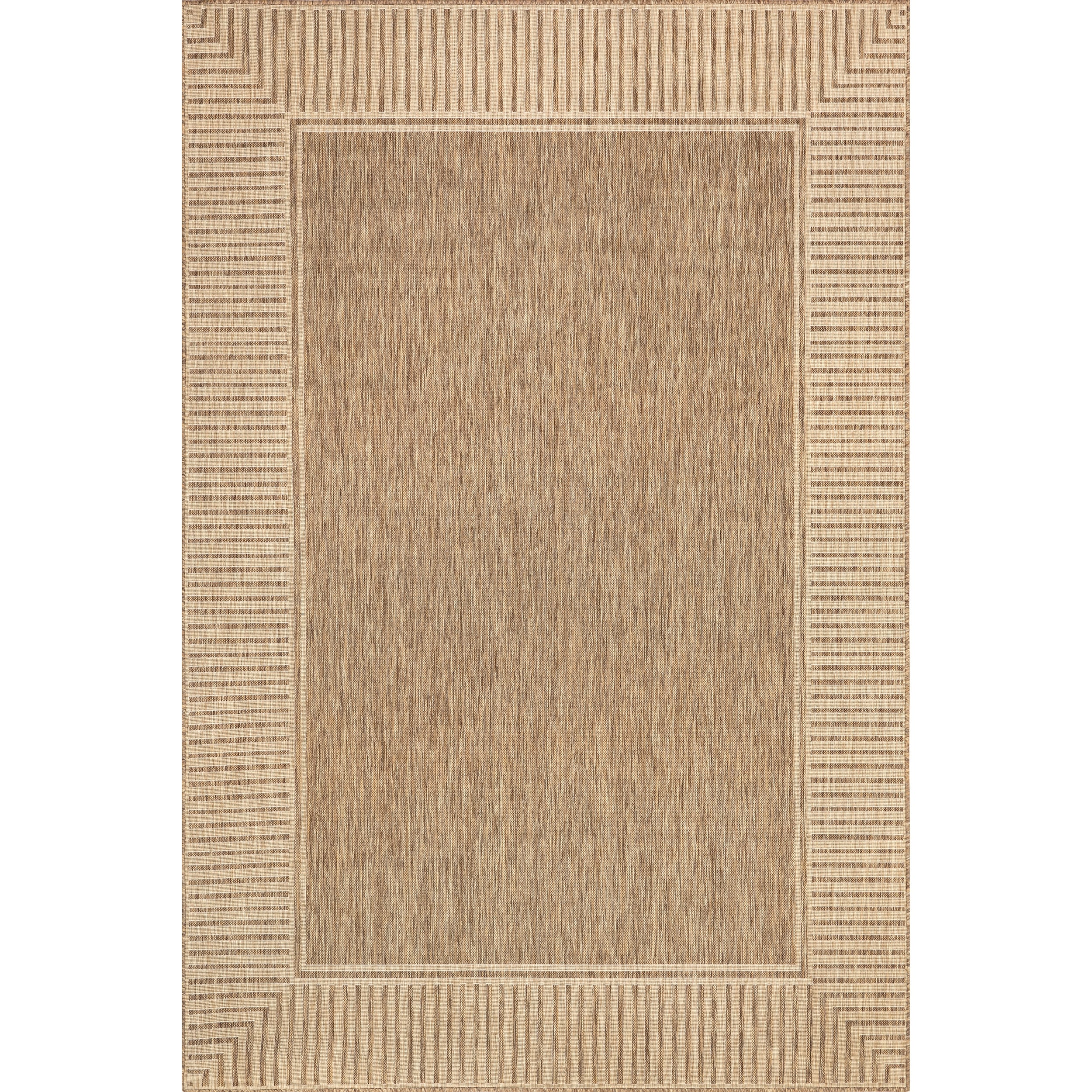 Tapis d'intérieur/extérieur classique à bordures Nuloom Leah