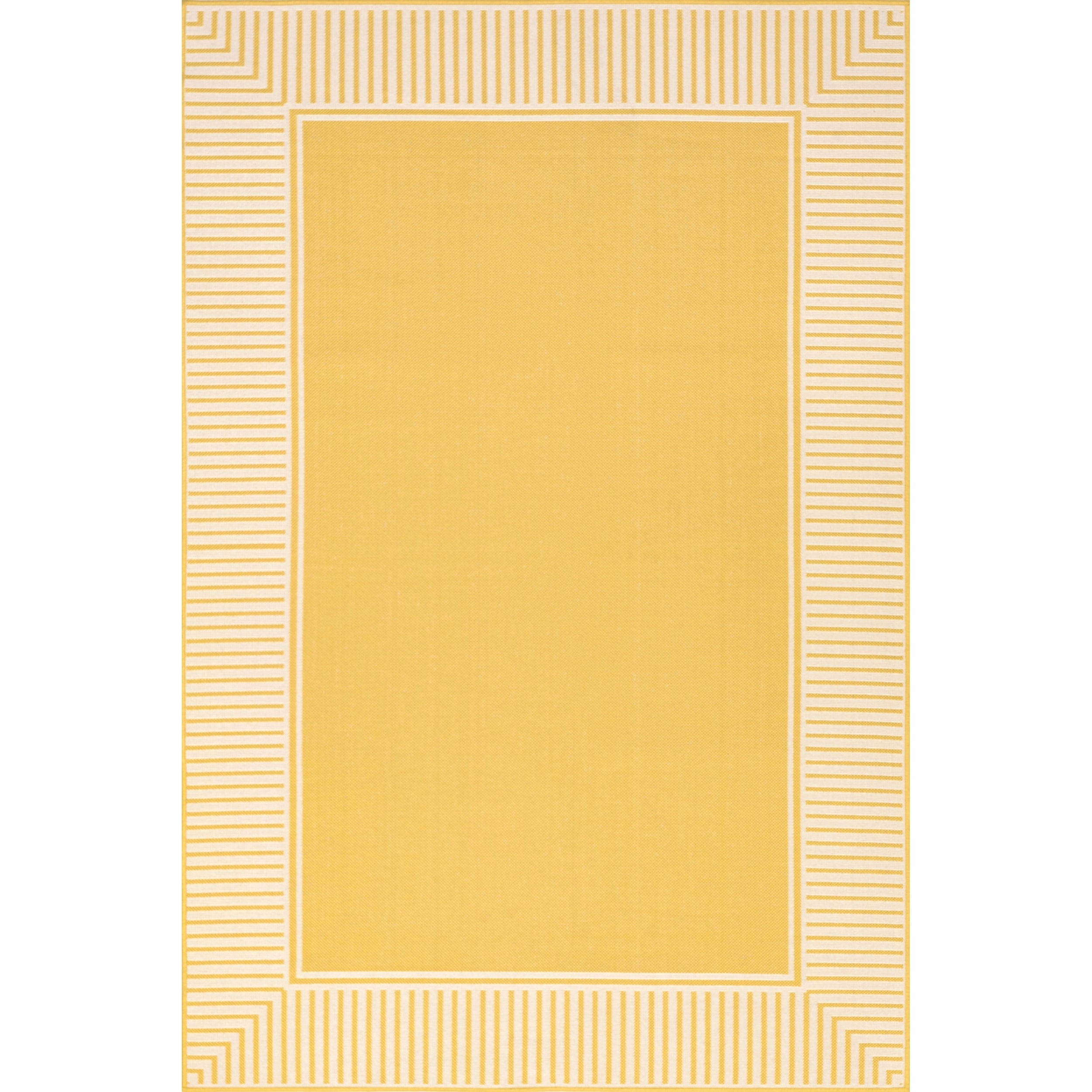 Tapis d'intérieur/extérieur classique à bordures Nuloom Leah