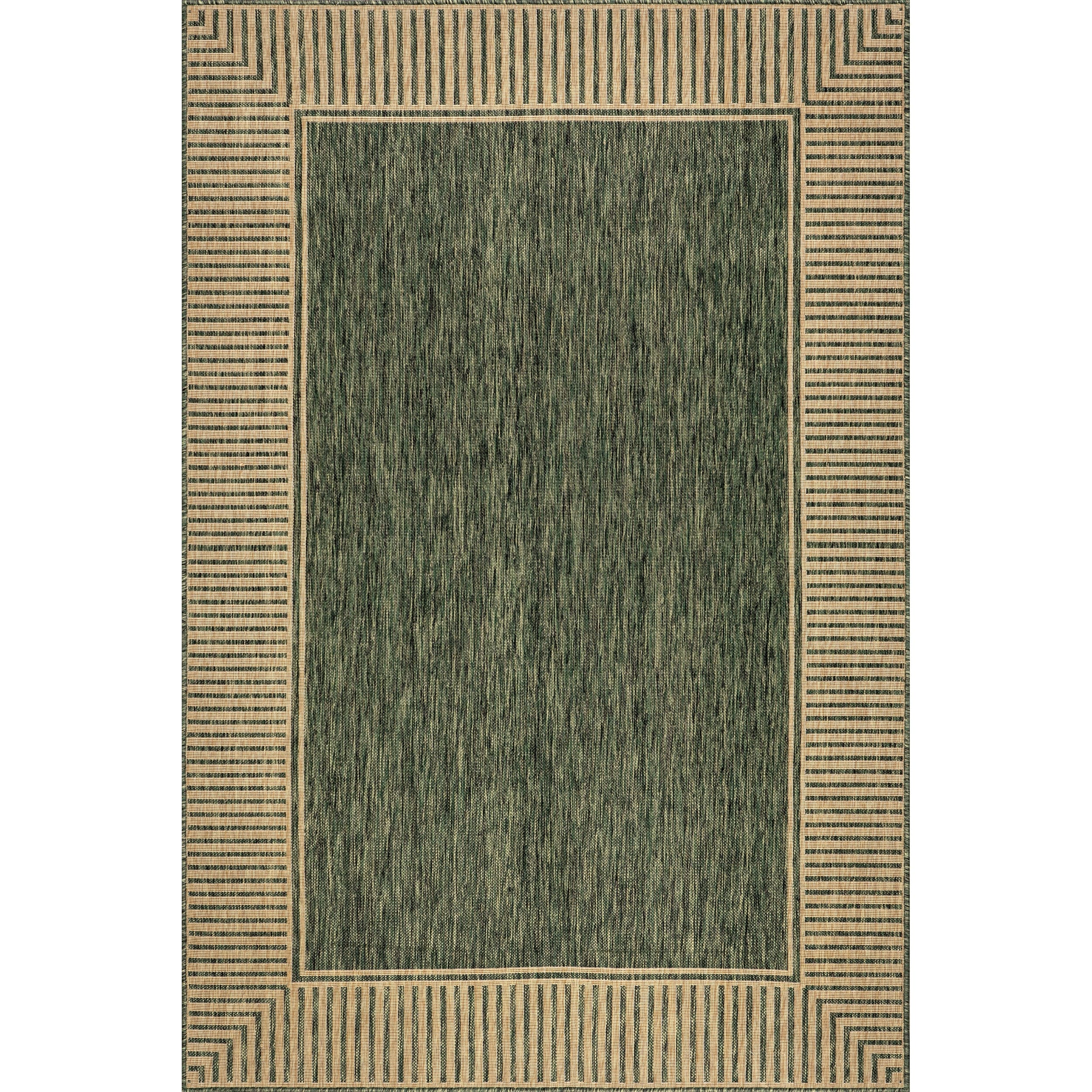 Tapis d'intérieur/extérieur classique à bordures Nuloom Leah