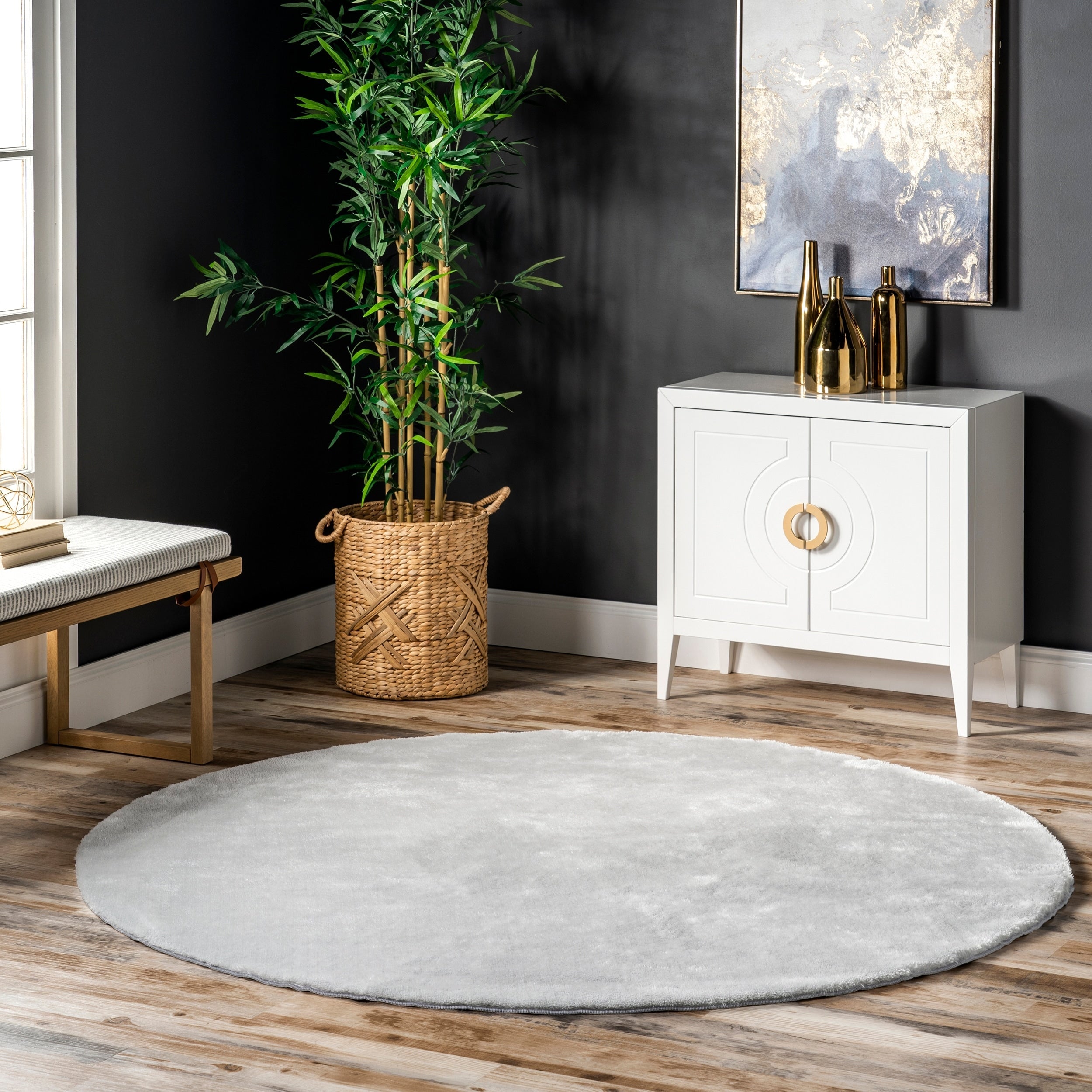 Tapis à poils longs lavable en machine Nuloom Loni SuperiorWash