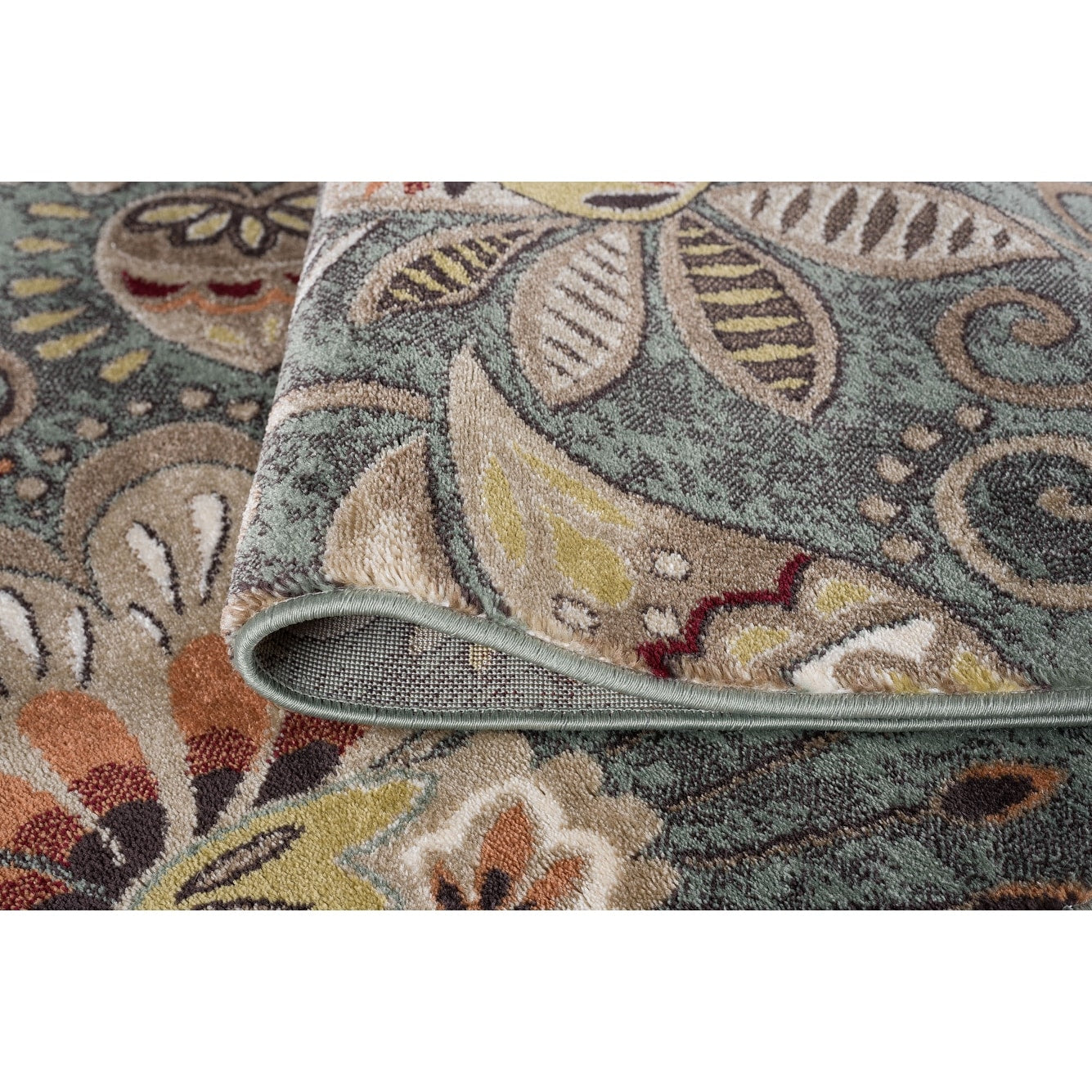 Tapis d'intérieur floral moderne Caprice du milieu du siècle