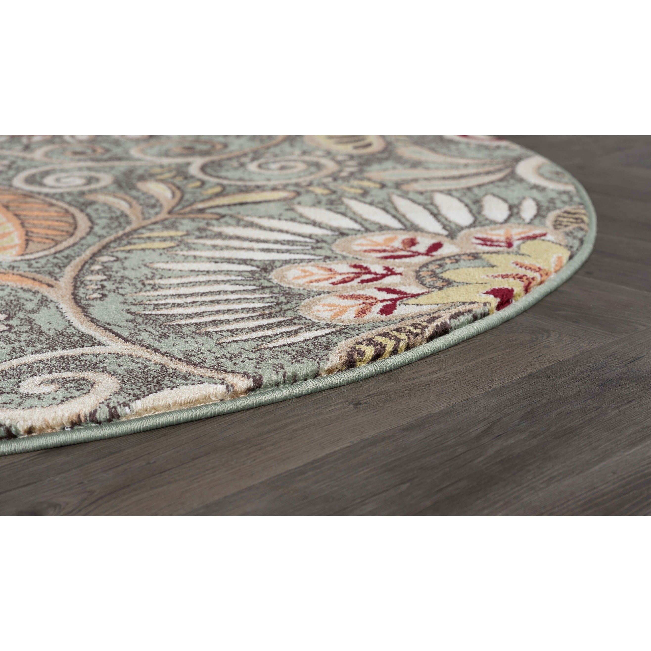 Tapis d'intérieur floral moderne Caprice du milieu du siècle
