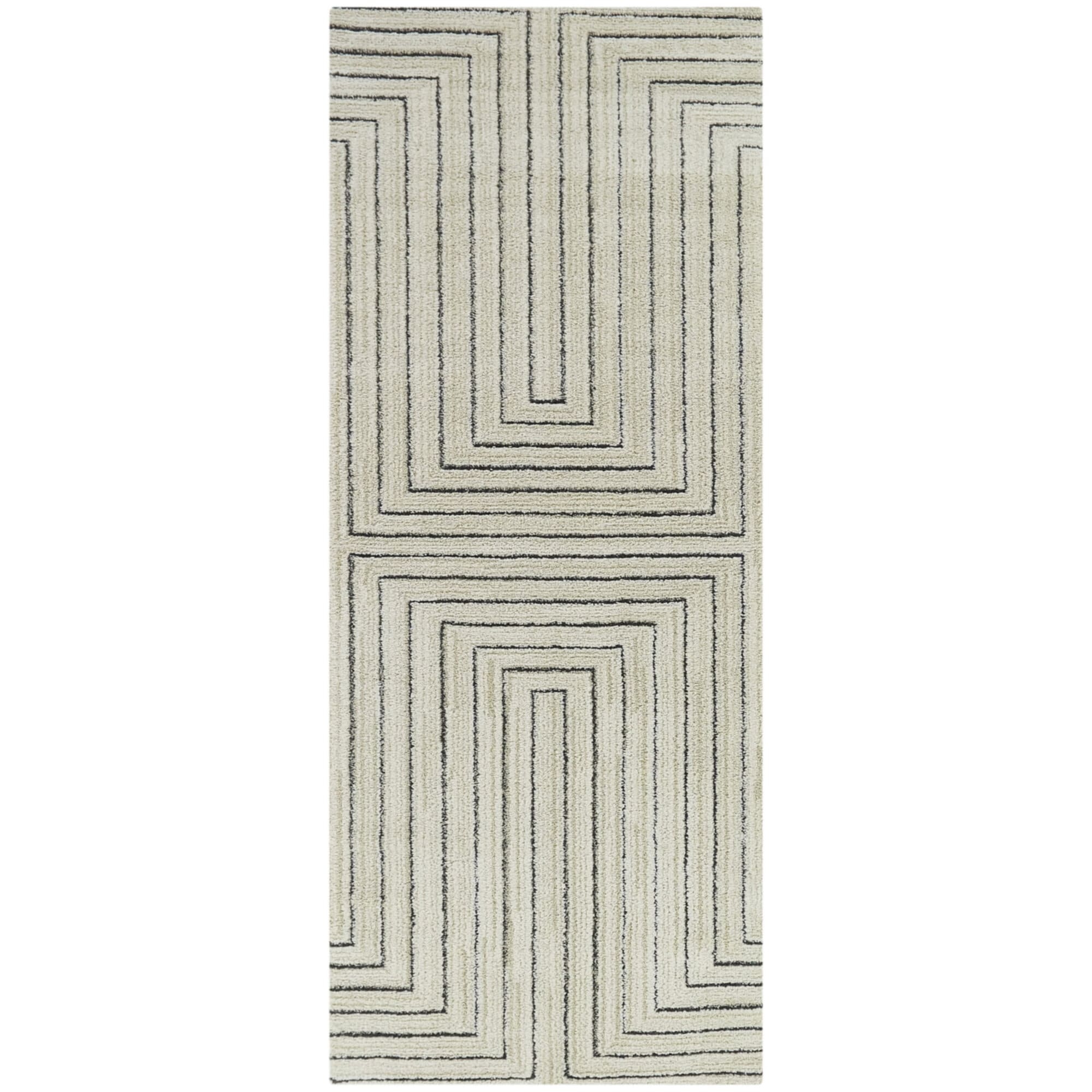 Tapis Art déco géométrique moderne Carmody